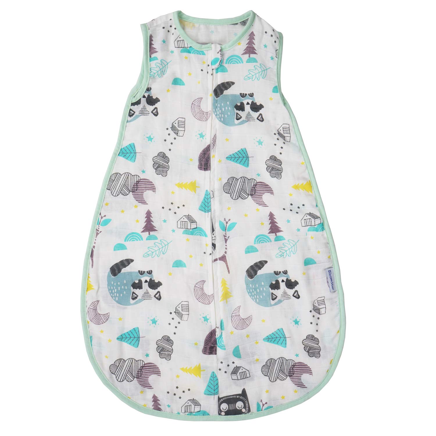 Baby Muslin Sleep Sack 0.5 Tog - Lesser Panda Small Single-image-7beb35d5-20c3-4769-b674-93f23e7c816d-112296