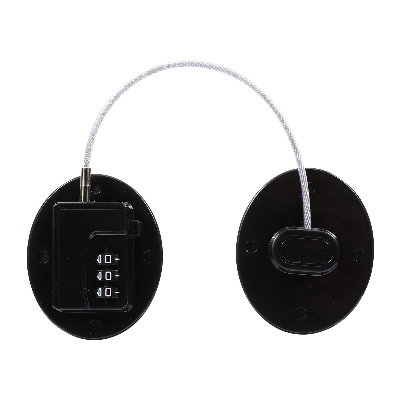 Secure Fridge & Cupboard Lock - Child Safety Combination Lock, Adhesive, No Keys, Black-image-9ae4150c-fa5d-41f7-a152-10ef3fe55ecf-67448
