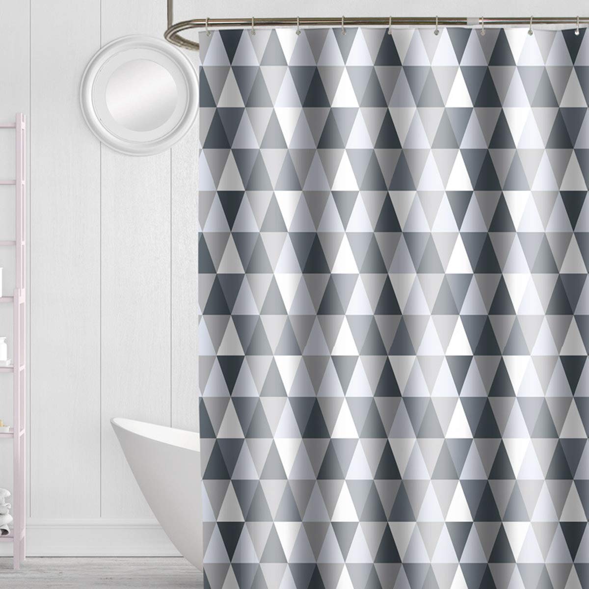 Shower Curtain Waterproof - Triangle 280x200cm-image-f8a6f62d-e051-4c4e-b347-360adefceaf5-119257