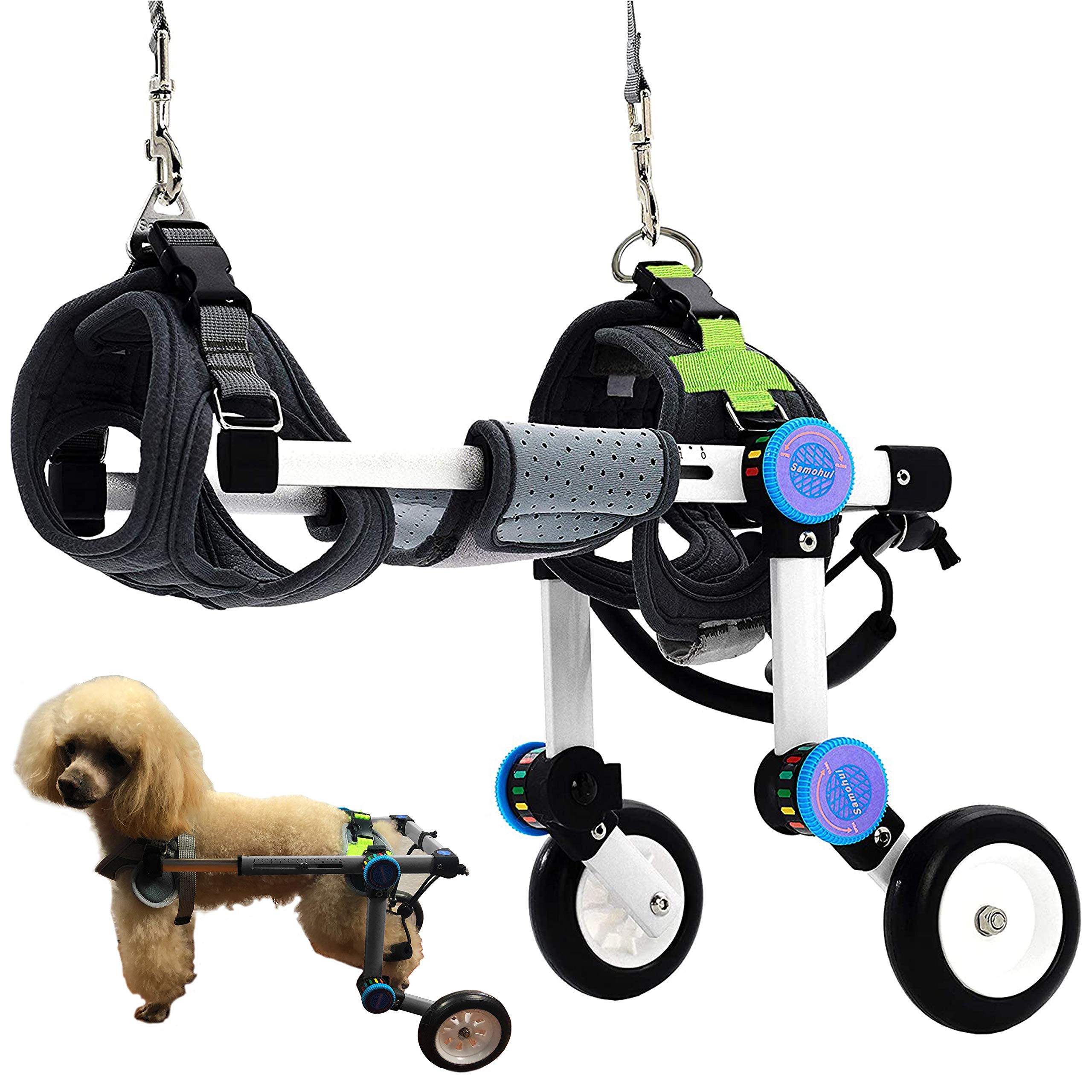 Adjustable Dog Wheelchair - XXS White-image-a6ab2717-4e49-4322-bdce-812468156f6d-86773