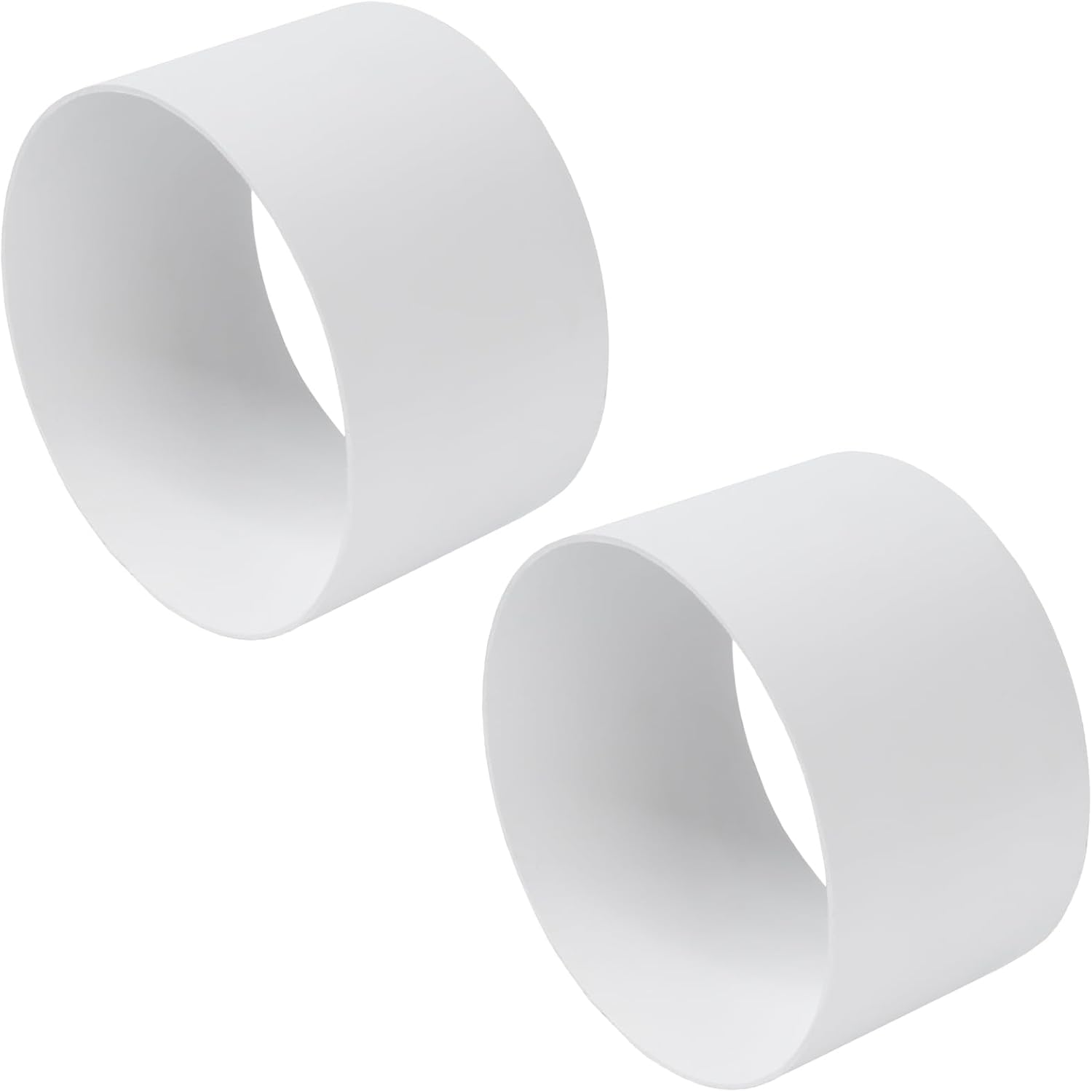 5\" Inch Round Straight Plastic Ventilation Duct - 39\" Inch Long Rigid Ducting Vent - Replacement...