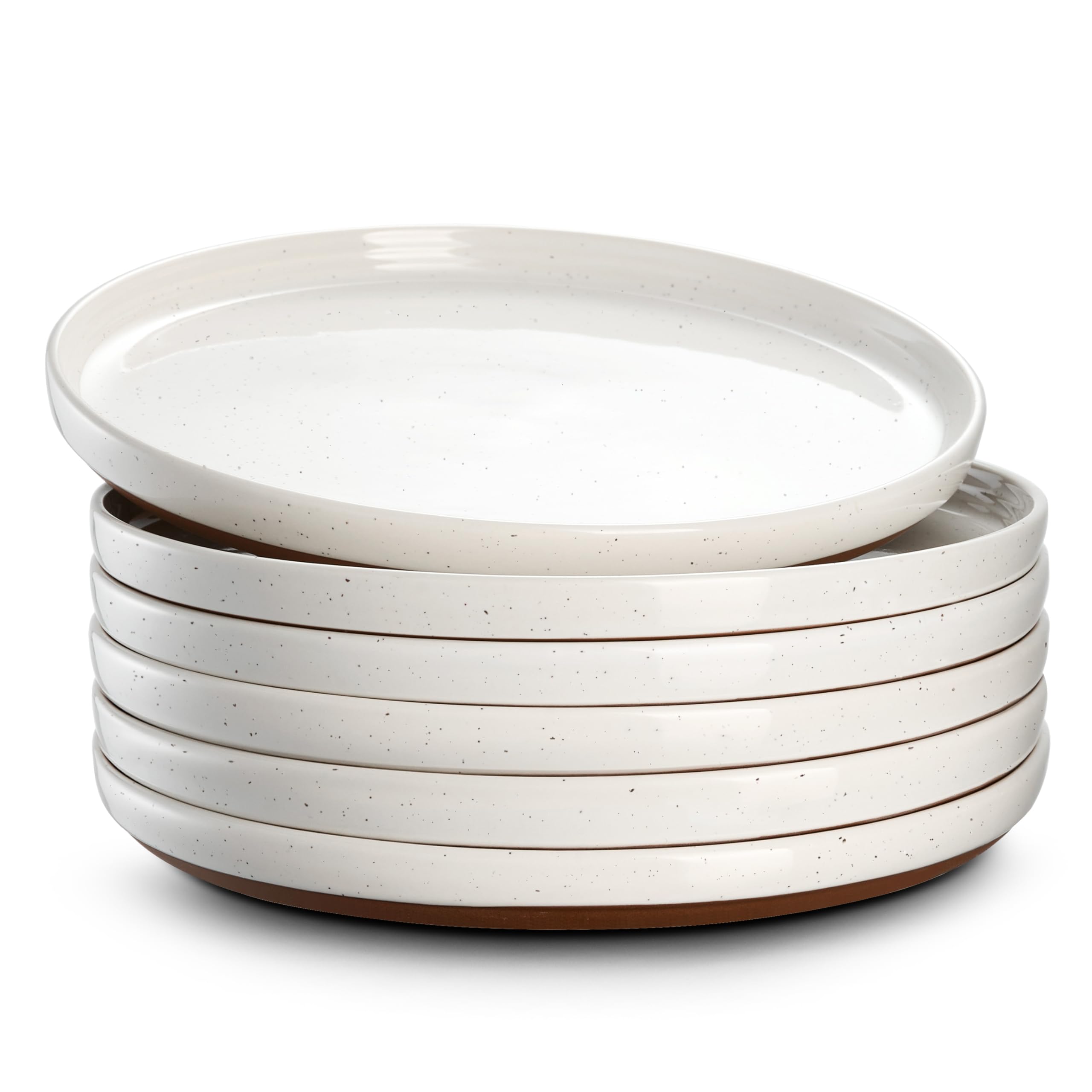 Porcelain Dinner Plates Set of 6 - Vanilla White 21.5 cm-image-cafa36ad-2515-485a-9f70-32962c794caf-118252
