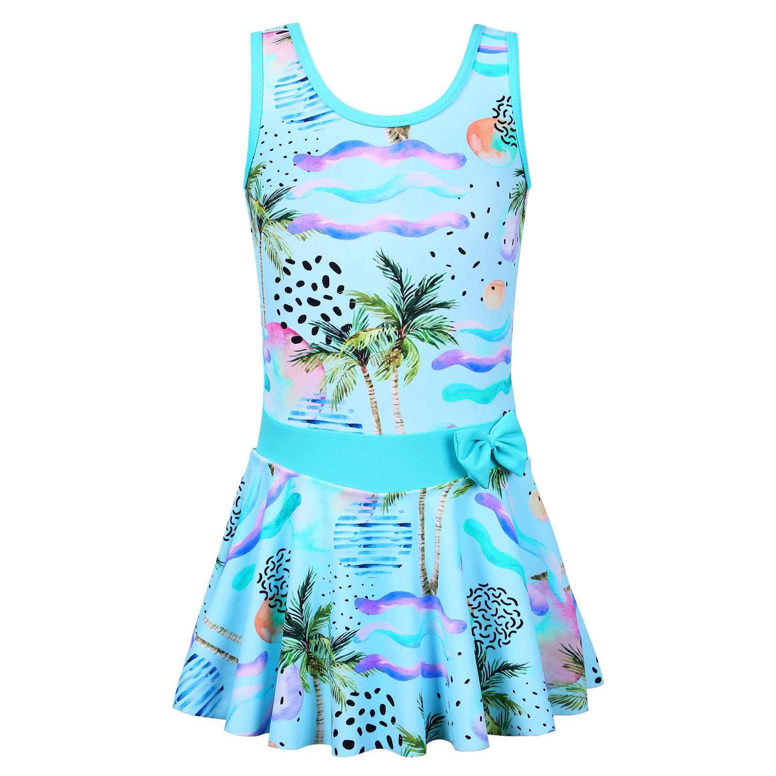 Girls One-Piece Swimsuit Dress - Cyancocotree 5-6 Years-image-8acaed68-af23-40e1-8c84-e0c522c42cd4-111869