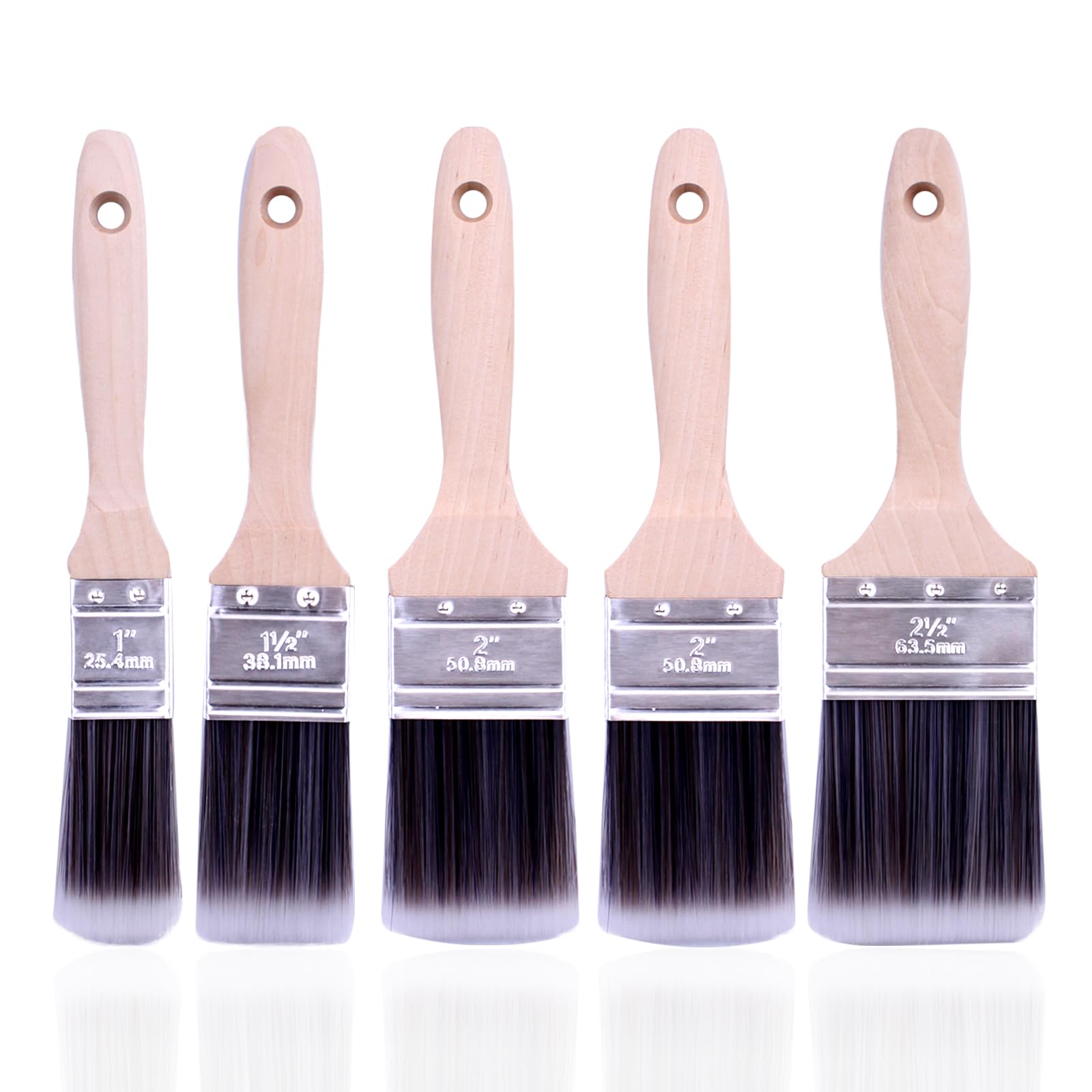 5 Pack Wood Stain Brushes for Walls & Fence Staining - Precision Painting Set-image-4132180a-1b9f-4a21-85a2-534d16822ef0-57116