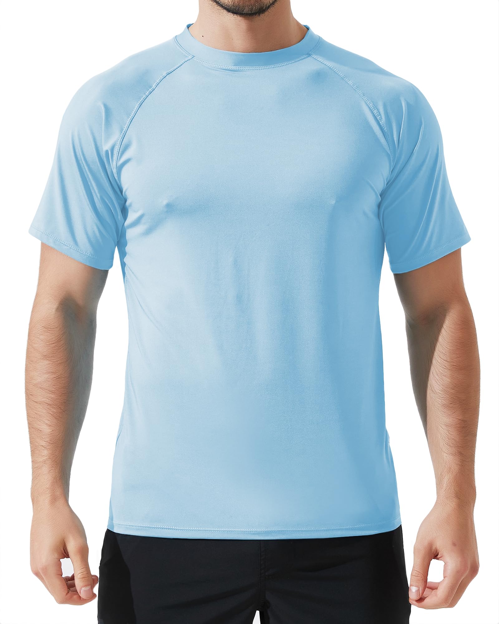 Men's Short Sleeve Rash Guard - Baby Blue XXL-image-5671959a-8cbc-4feb-b187-f2cf76b2eb21-112365