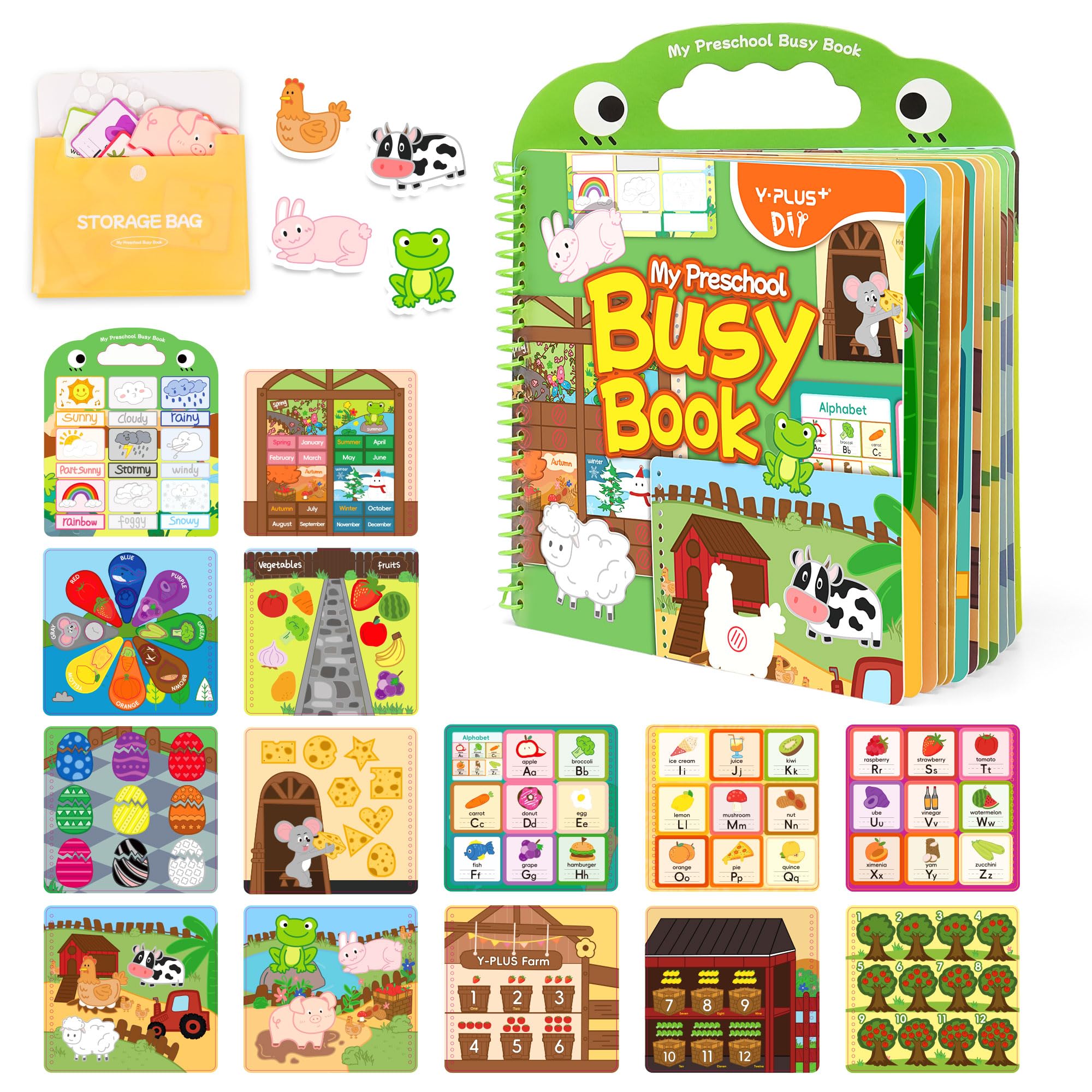 Toddler Montessori Busy Board - Multi 25x20x2cm-image-249b9b1f-83b8-42fb-abb6-fab0e7b69300-104951