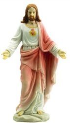 Sacred Heart of Jesus Statue - Bronze 8 Inch-image-f580fdff-44a3-4d9c-a578-09fe976a029d-109722