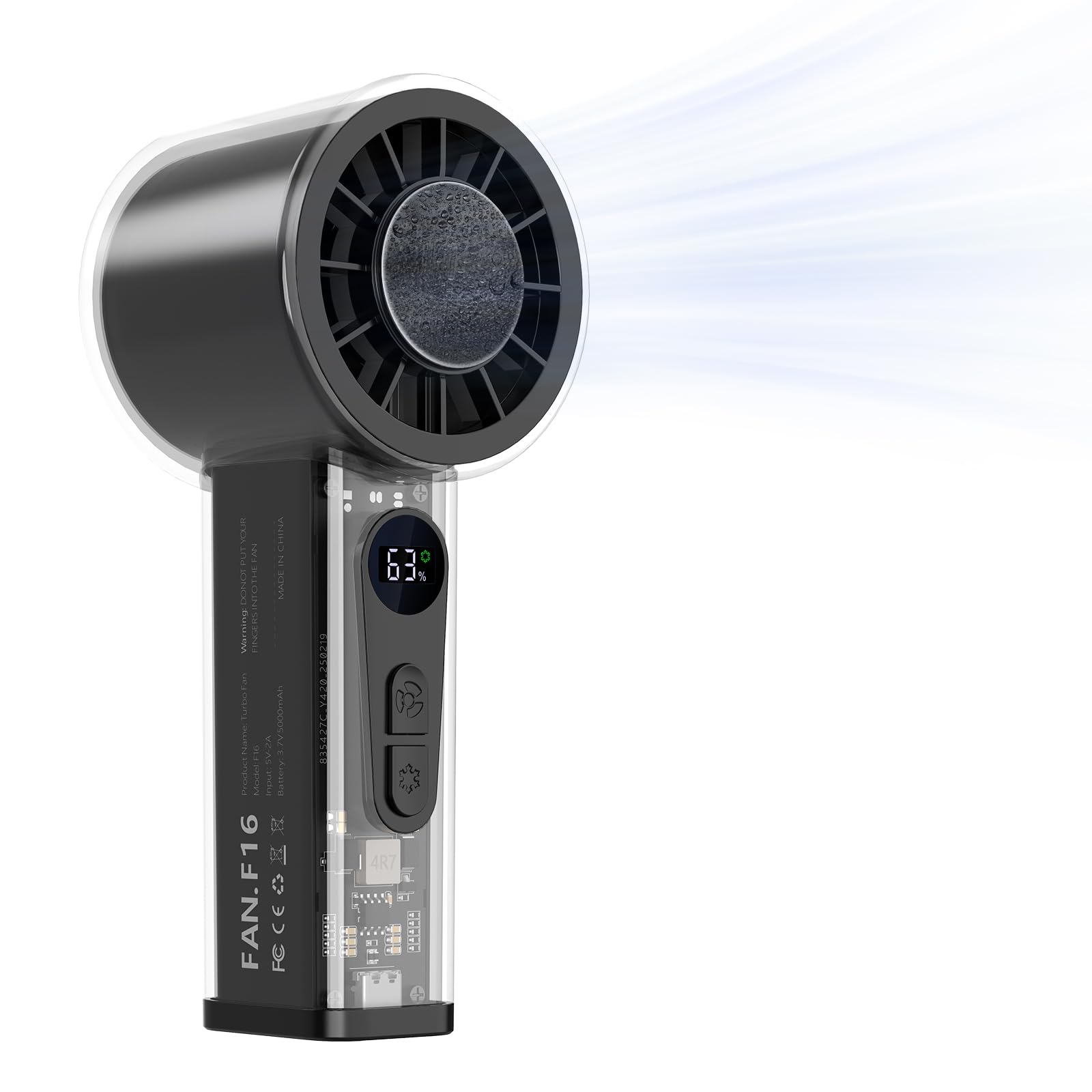 Handheld Turbo Fan Ice Cooling - Black temF16-image-116983ff-e3c1-4eb8-89b7-fe4d13ebc125-108978