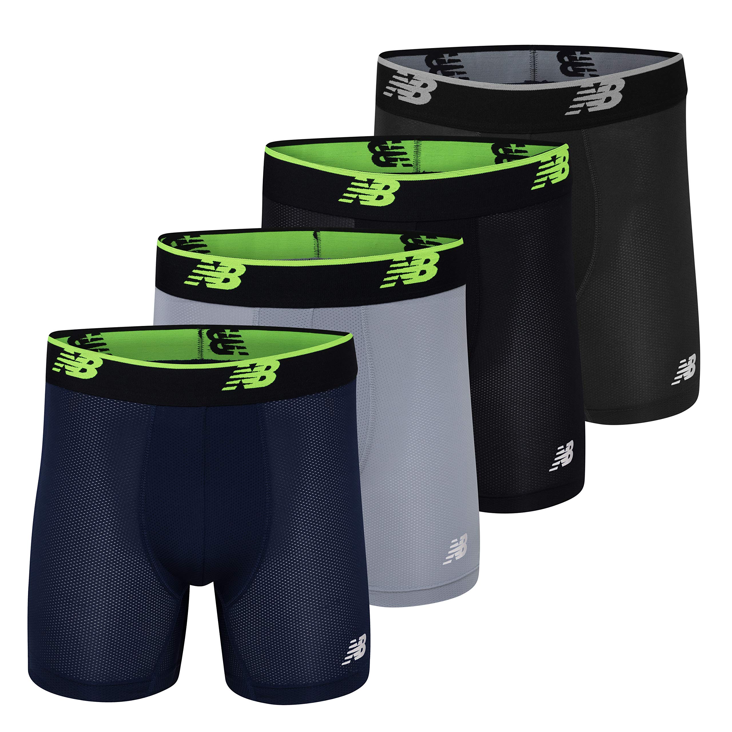 Men's 5" Boxer Briefs 4-Pack - Breathable Mesh, Comfort Fit, Great Value-image-99b61561-c74f-4774-a55d-01f6713ad188-66897