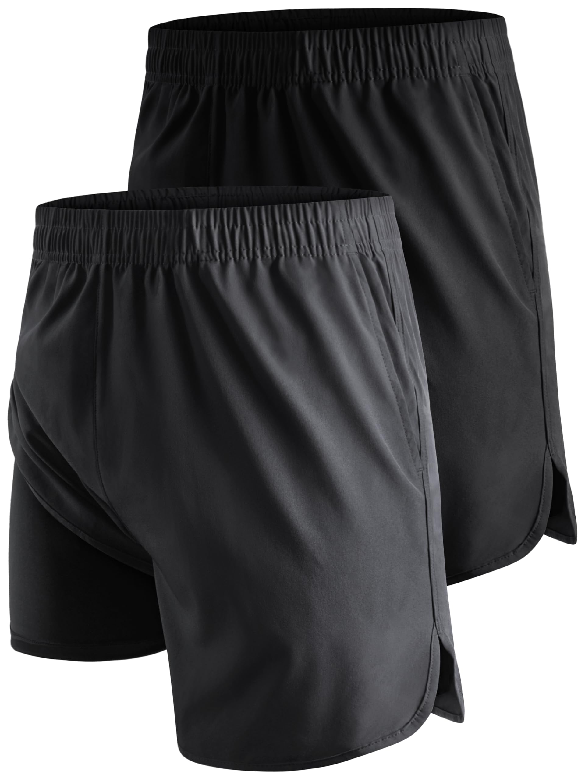 Men's 2-in-1 Running Shorts with Pockets - Multicolour3 M-image-83bacbbf-5b56-44be-a542-0d562f965c33-95086