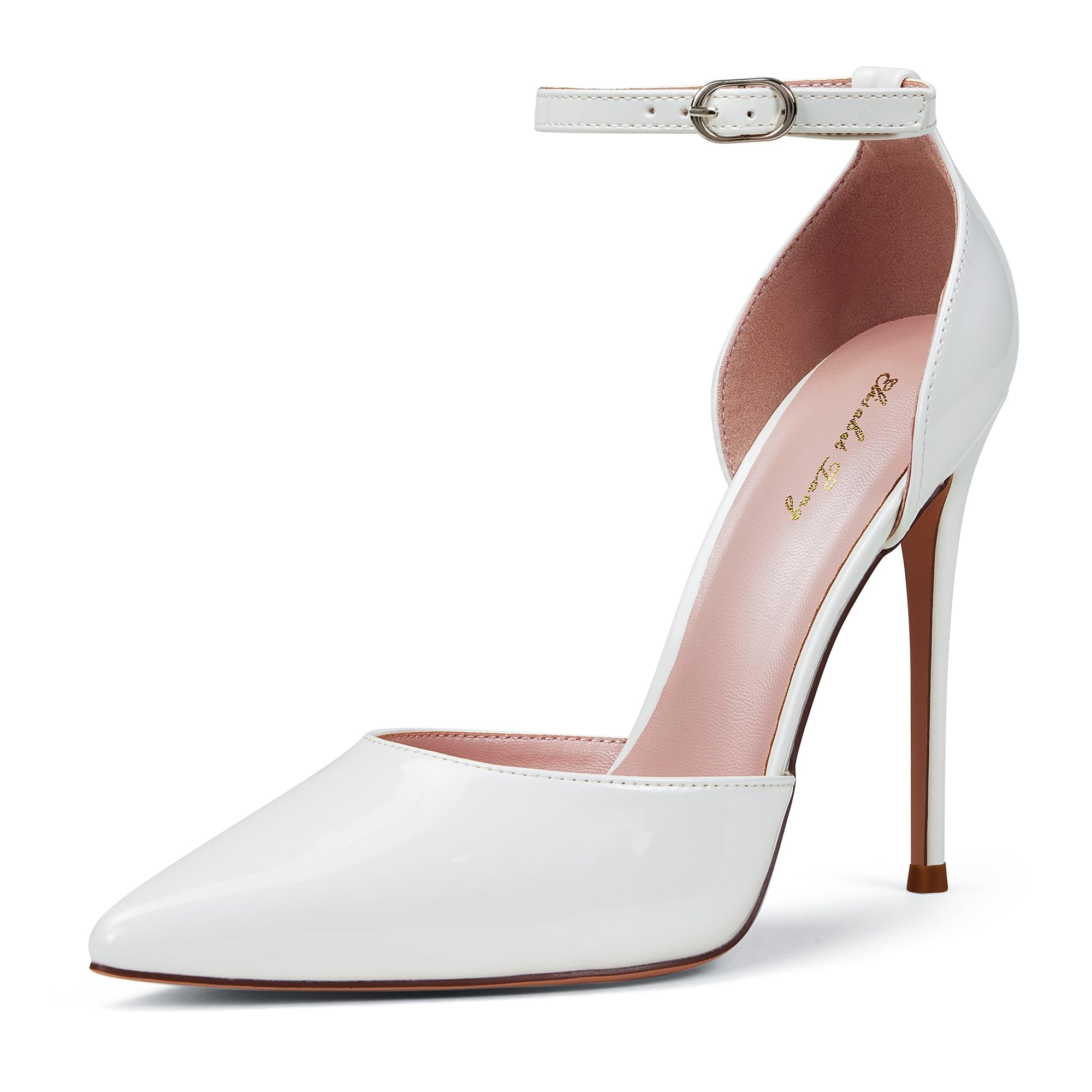Women's Stiletto Heels - White PU UK 6-image-d9c1f247-534e-4433-97a1-429539bf3ff5-87938