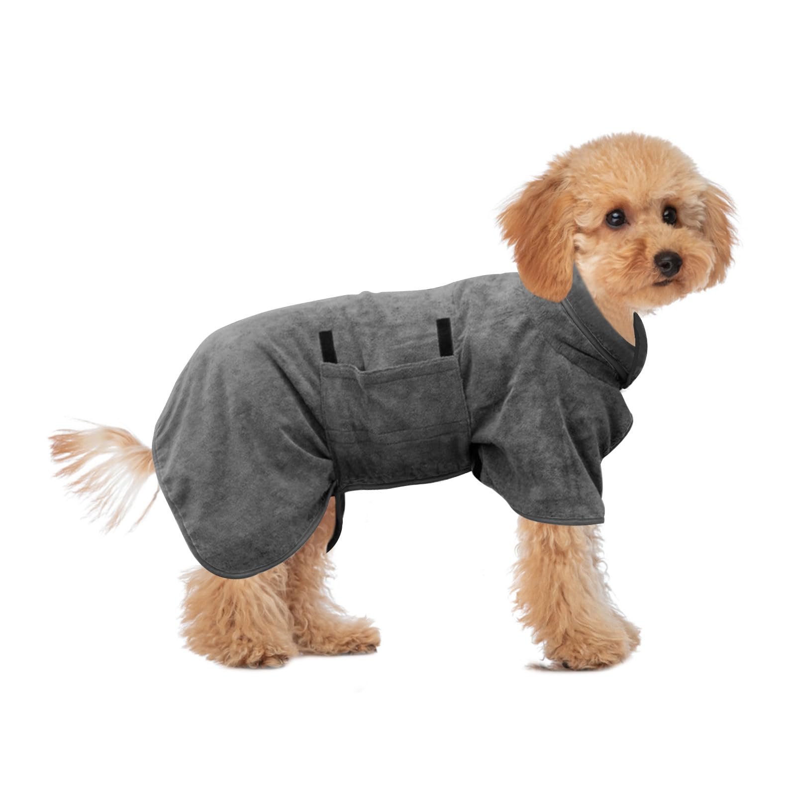 Super Absorbent Microfibre Dog Bathrobe - Quick Drying Towel for All Dog Sizes-image-a555eb43-6a34-4e39-9d06-36270014a507-67122