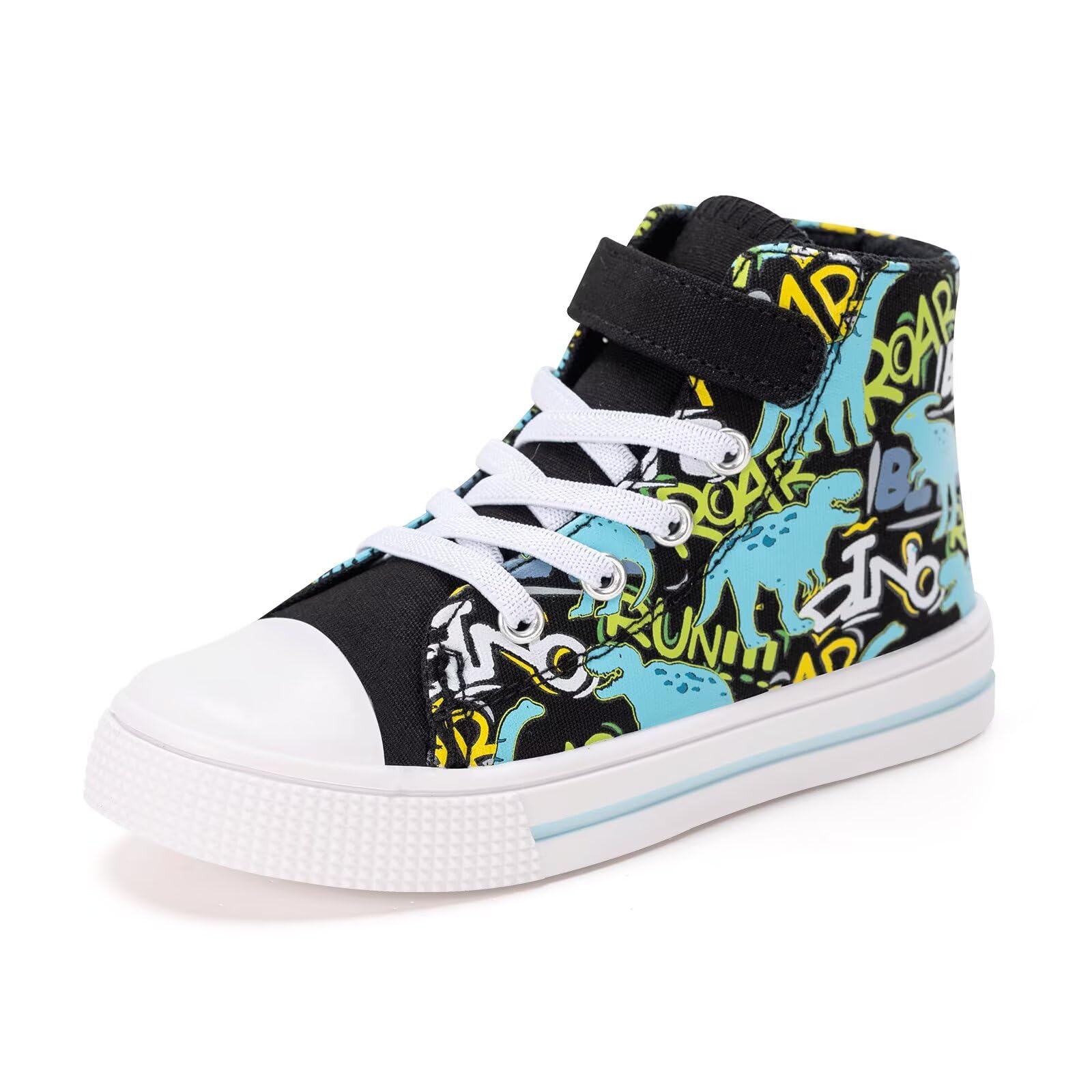 Unisex High Top Canvas Trainers - Size 7-image-cda7baba-bbbe-4fda-a346-34f446fc69aa-83215