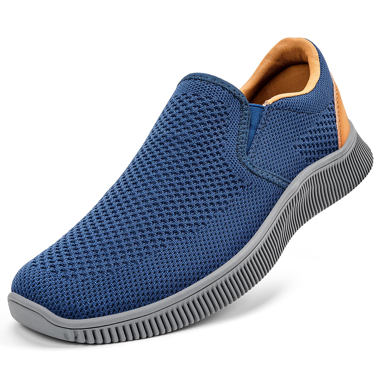 MrToNo Mens Slip On Trainers Shoes Casual Walking Running Shoes