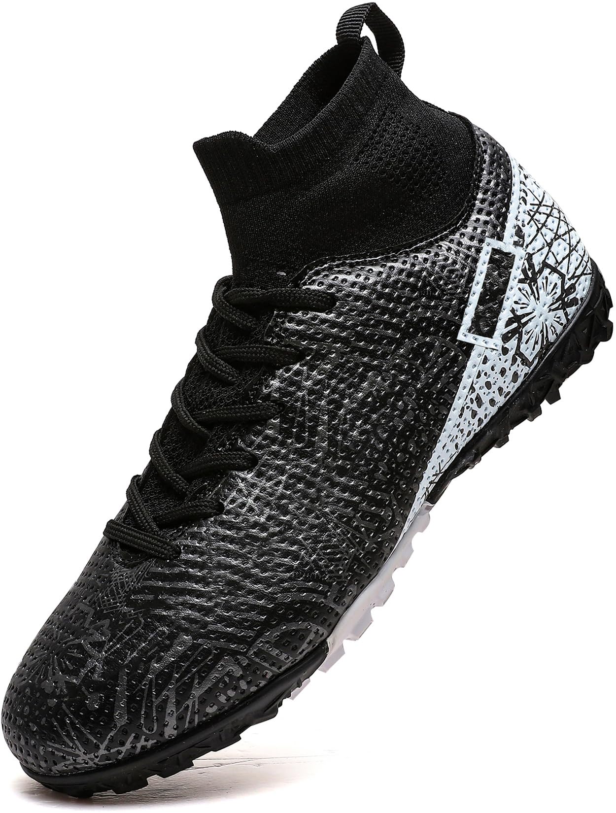 Boys Football Boots Cleats - Black White EU40-image-72661423-3010-4657-b2f5-06c3f08c6bf2-96014