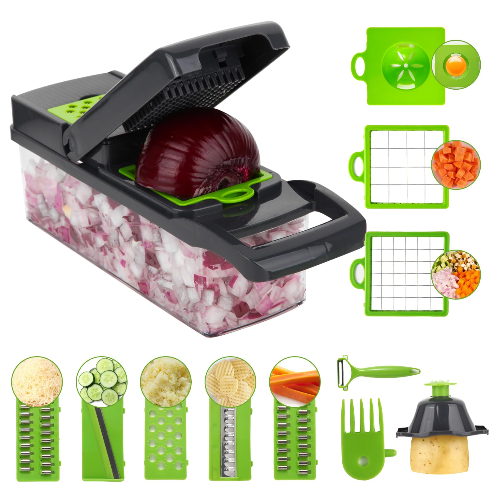 Multifunctional 14-in-1 Vegetable Chopper & Slicer with 8 Blades and Storage-image-d5bca507-e8e2-4b8b-aff7-3297a82eb900-54233