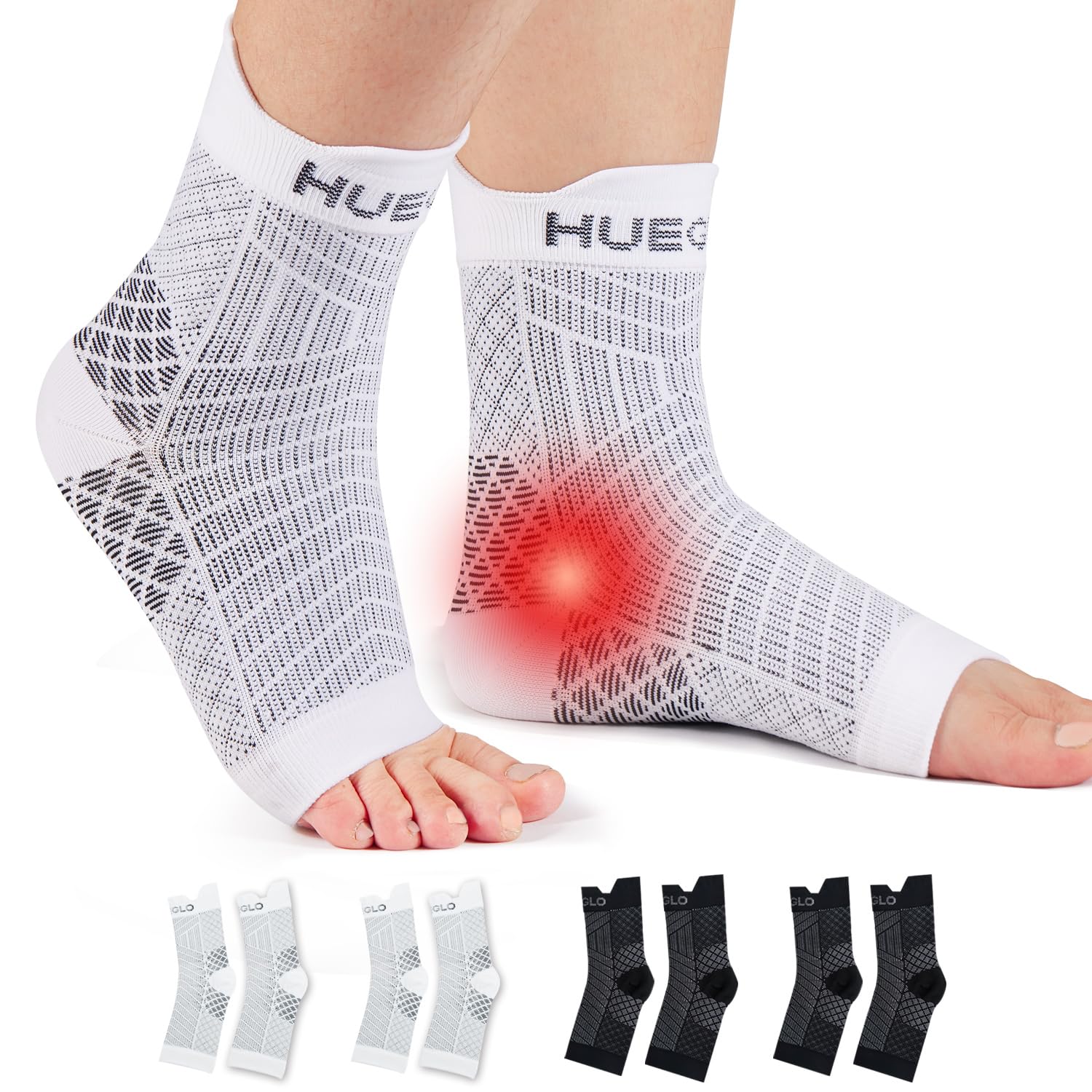 HUGLO Pairs Plantar Fasciitis Socks Neuropathy Neuro Socks 4-image-0fed05aa-6a3c-4535-84a3-d9f3715be877-58527