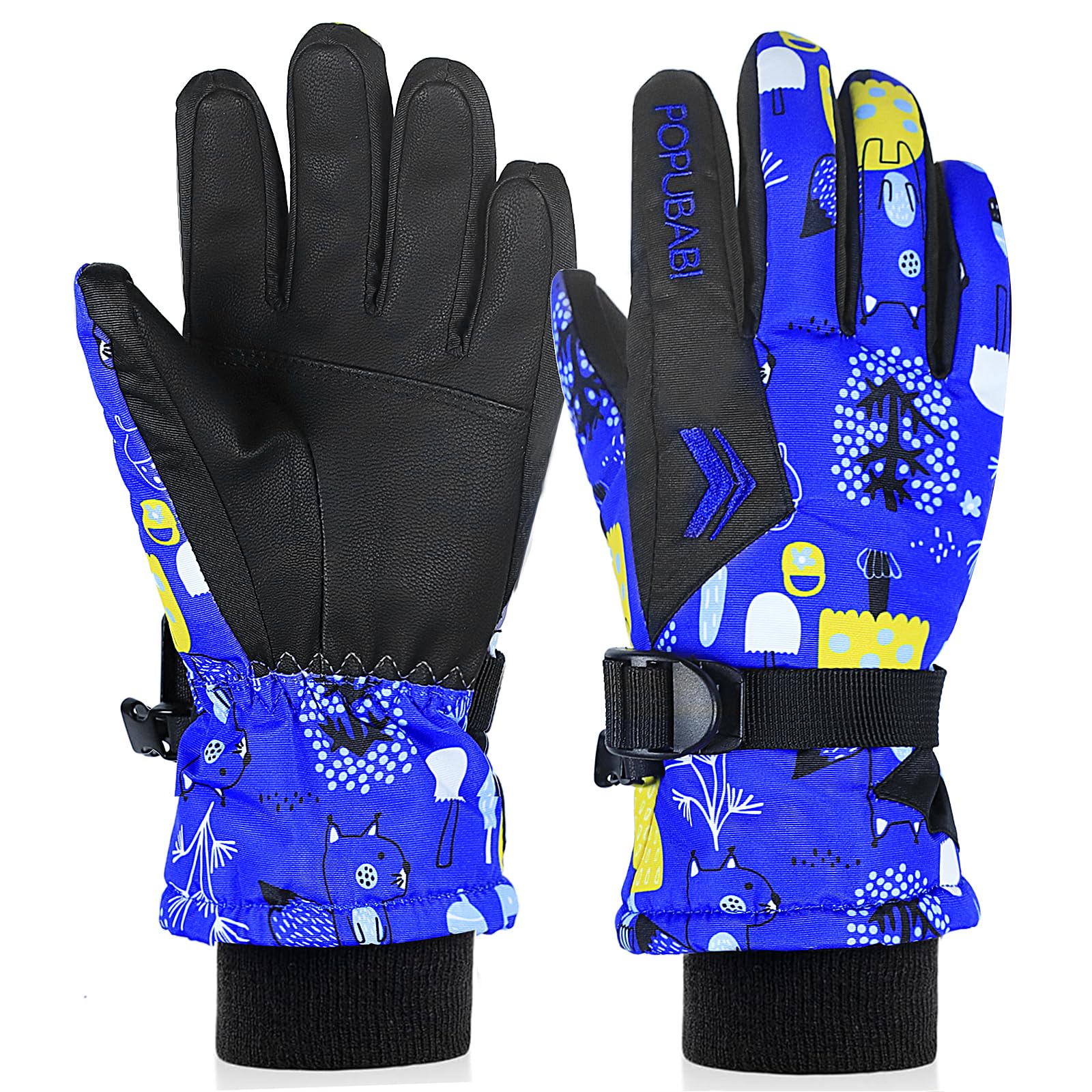 POPUBABI Ski Kids Gloves, Waterproof Gloves Kids, Ski Boy Girl Hiking-image-a06a0ec5-4932-487b-8be8-ac07a8d57b29-36377