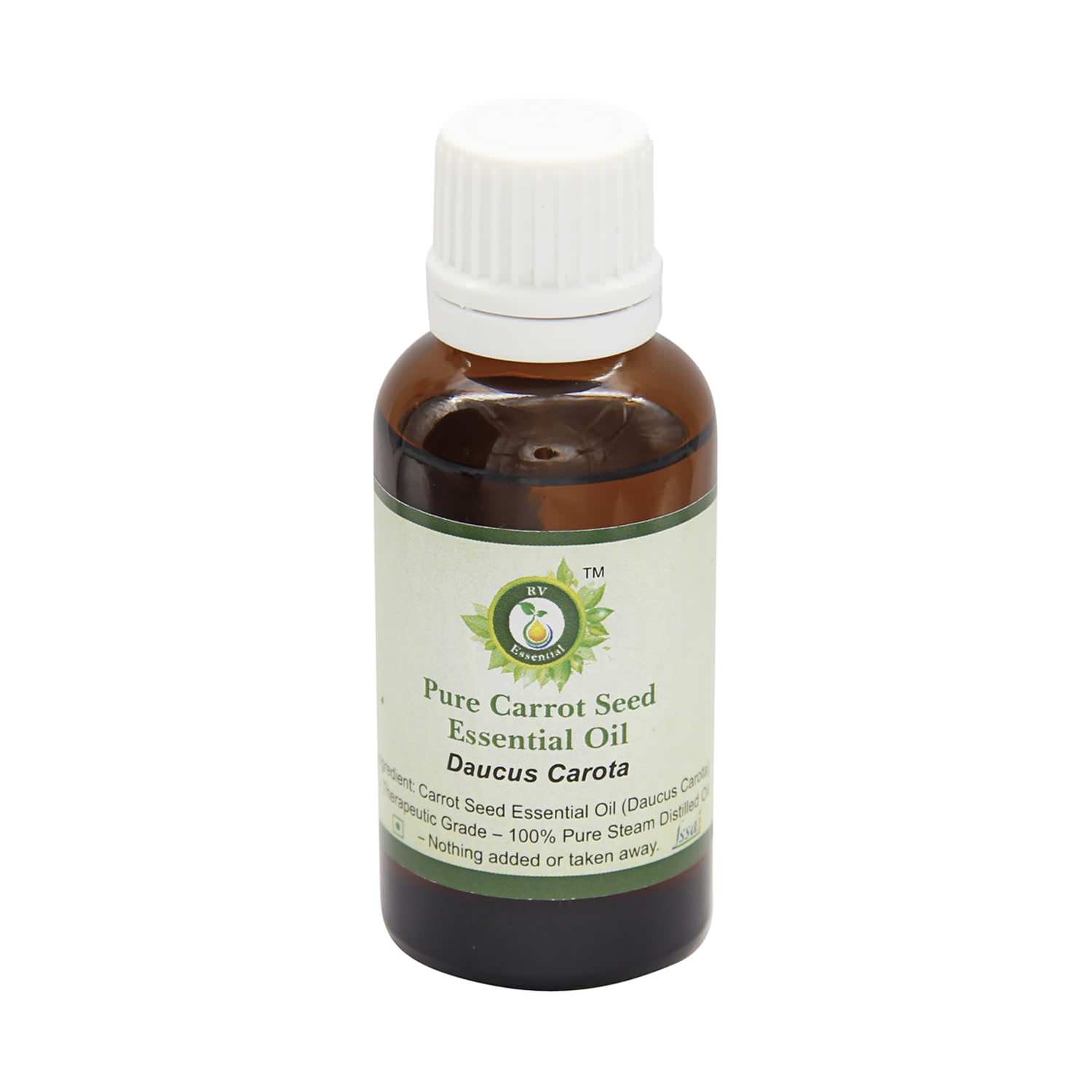 R V Essential Pure Carrot Seed Essential Oil 100ml (3.38oz)- (100%-image-c162292a-4610-4151-a237-b8bea75900ab-57021