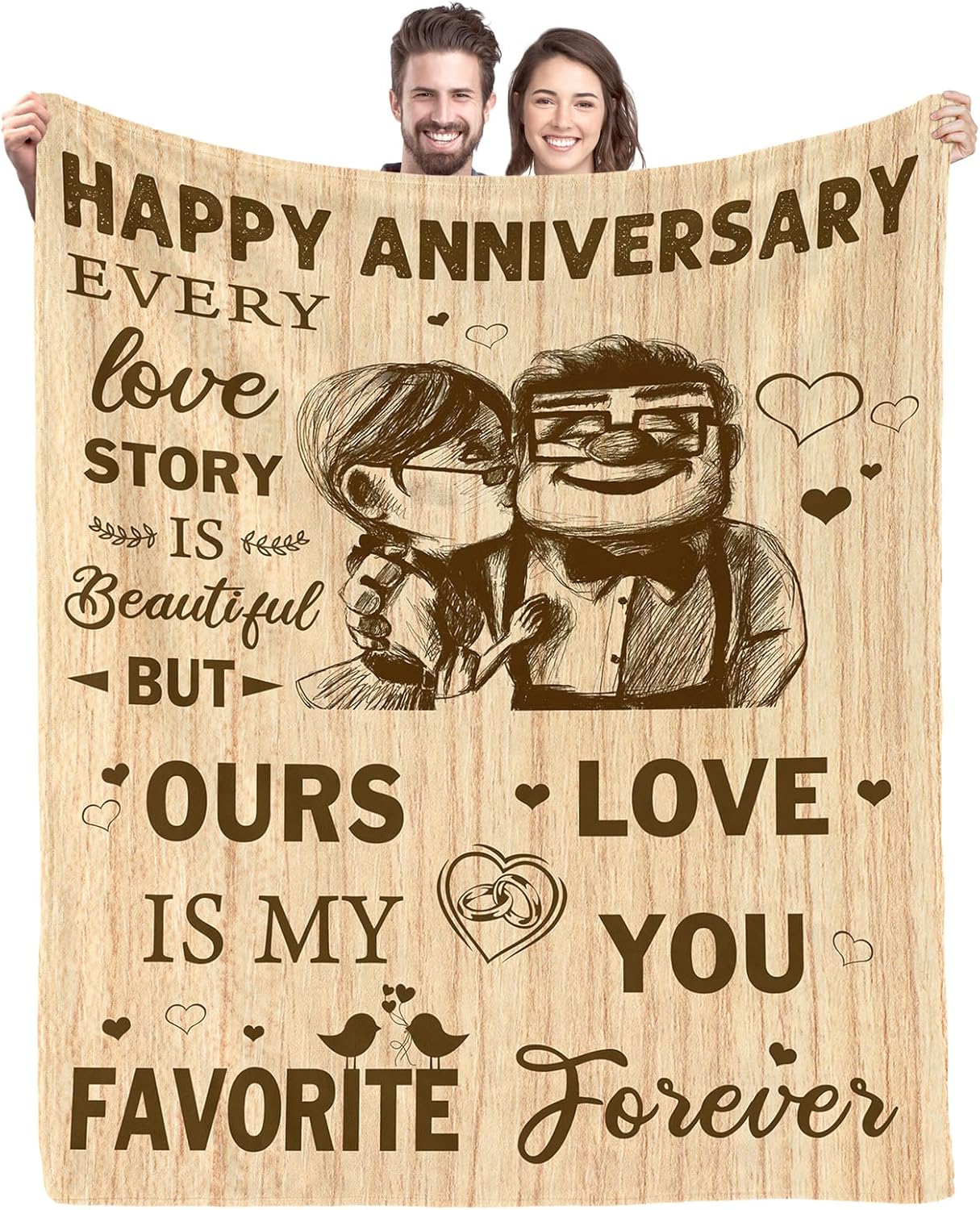 Luxurious 1st Wedding Blanket for Couples - 50''x60''-image-e95070bc-f70c-4506-ae96-b070aca735d0-53449