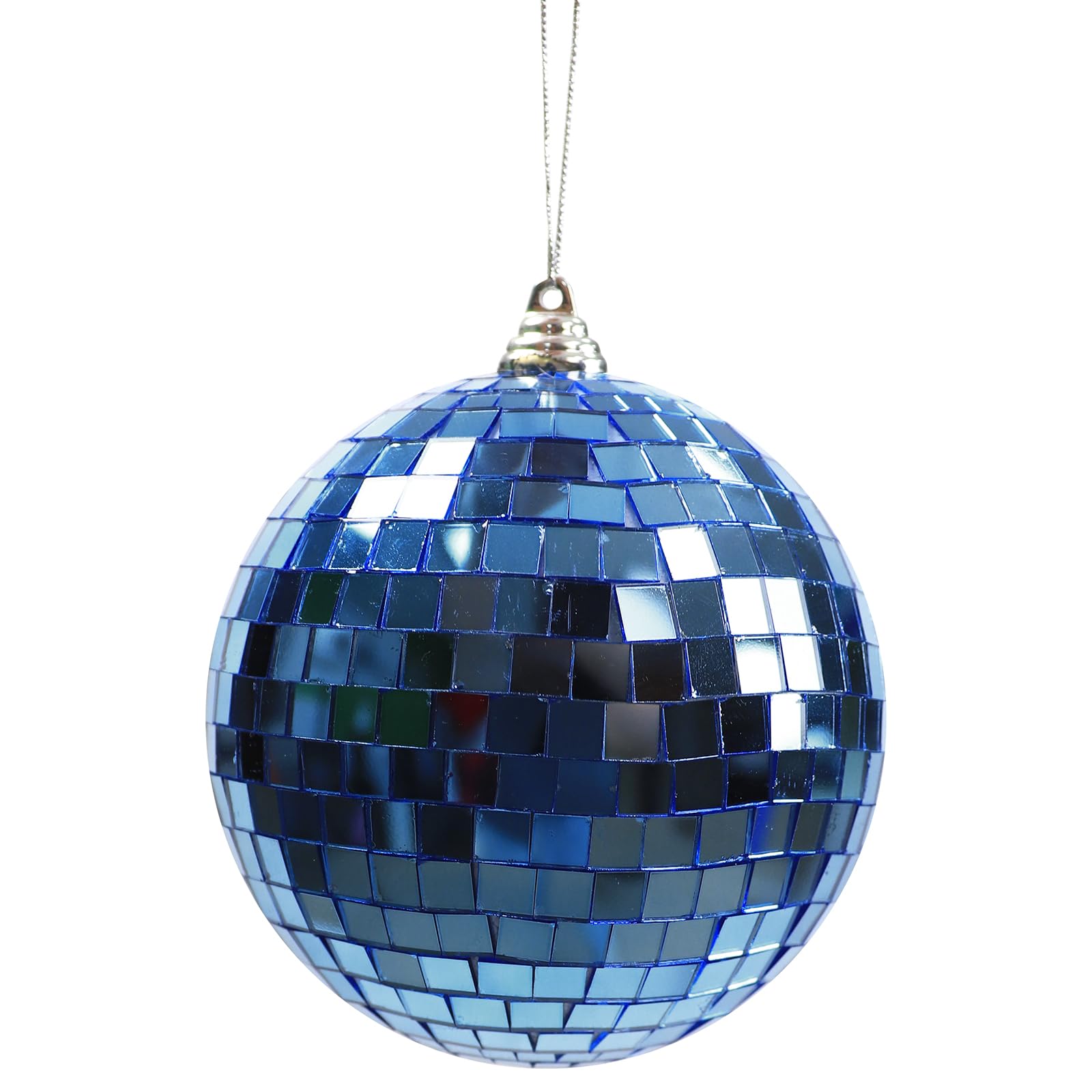 6" Blue Mirror Disco Ball - Party & Dance Decoration with Hanging Strap-image-e2aeac4d-bc5c-423b-95f0-ccd2ee2041eb-59773