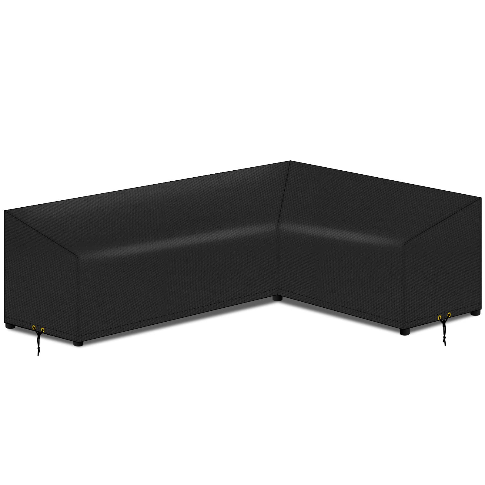 L-Shape Garden Sofa Cover Waterproof - Black 286x222cm-image-a63af05b-7512-4042-a905-14dfa7fbf631-121306