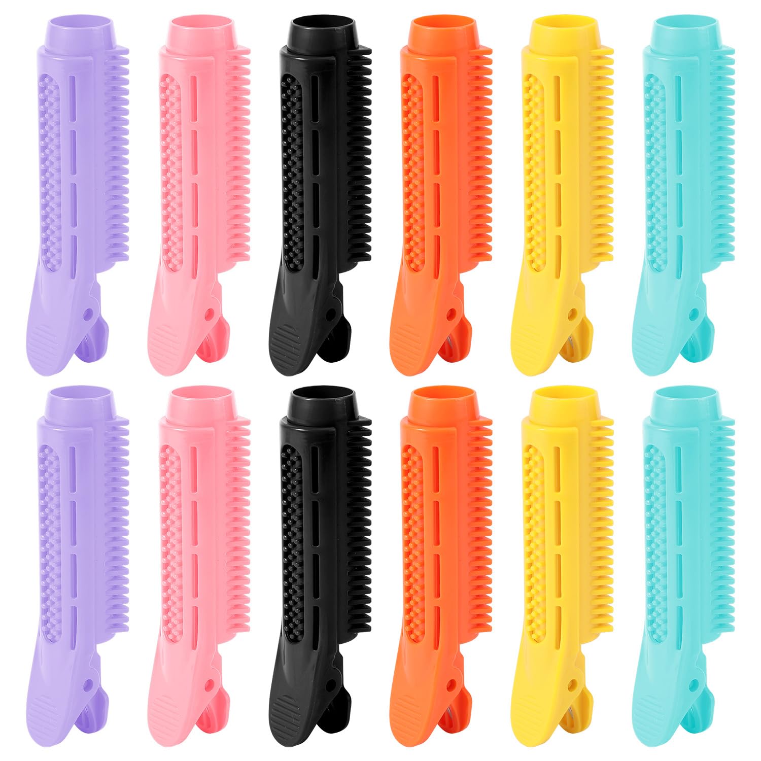 Volumizing Hair Clips 12pcs - Yellow Pack of 12-image-c9c199b9-925e-4df3-affe-b9806944768c-102003