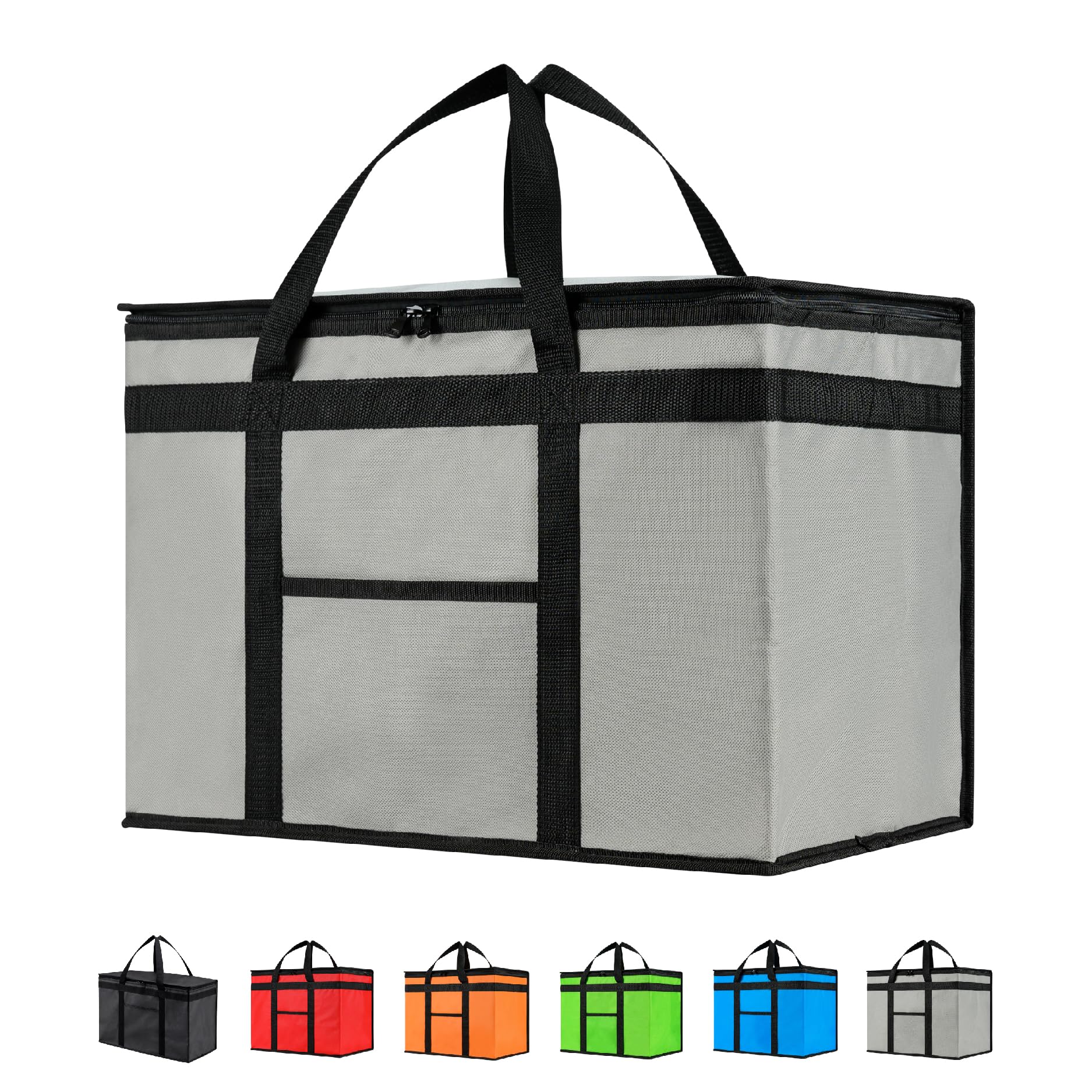 Insulated Cooler Bag & Warmer - Grey 2XL-image-562cad2a-0de5-4daf-891e-5d35943b449b-112256