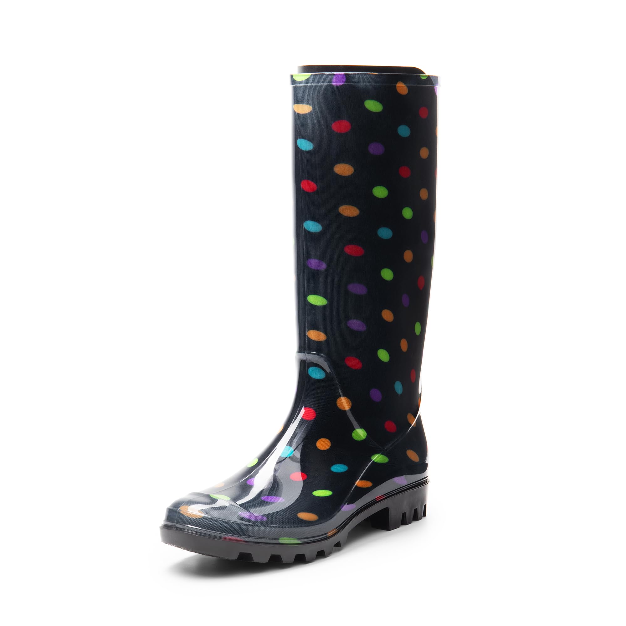 Women's Wellington Boots Waterproof - Multispot UK 4.5-image-f6e72b1a-c9ee-4569-881c-5e69cdfa1293-95268