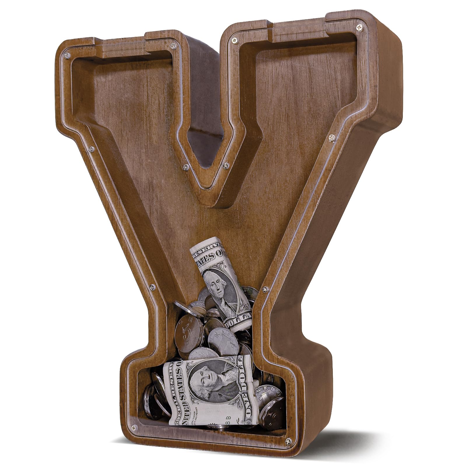 Wooden Letter Piggy Bank - Y 12"-image-053fb466-ec6e-49ac-a08b-2a84785291eb-109803