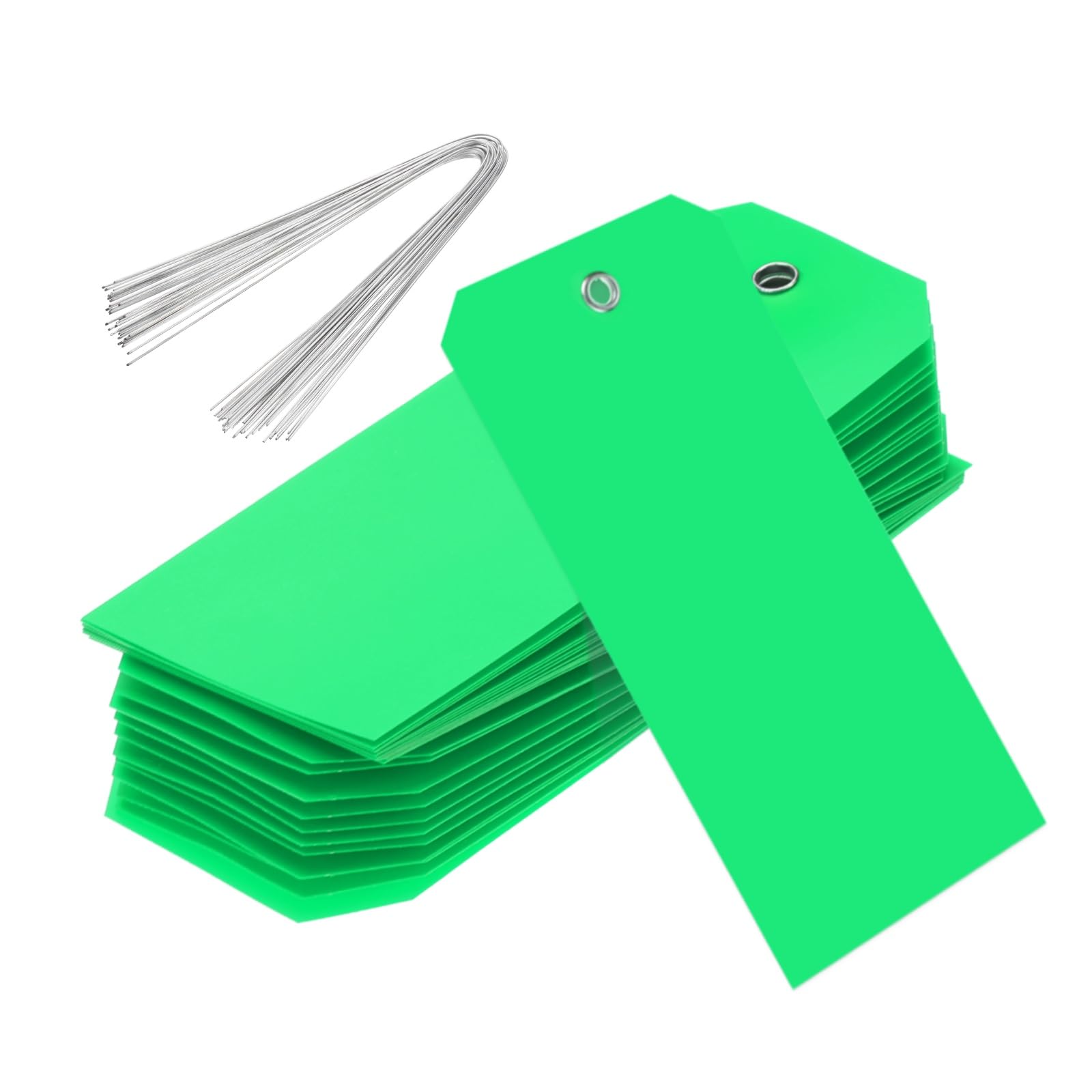 Rebower Plastic Shipping Tags Inch Waterproof 100Pcs 6.3x3.15 Green-image-a8044ee2-d615-41cc-9ba2-4e567cd37a3e-62918