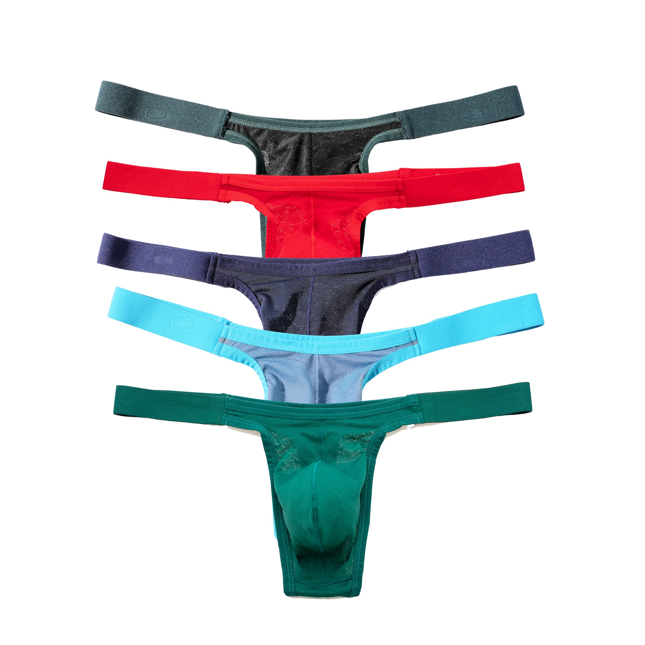 Men's Stretch Thongs 5-Pack - Assorted XL-image-2c0e5641-a68c-40b1-888b-a7045124afaf-110219