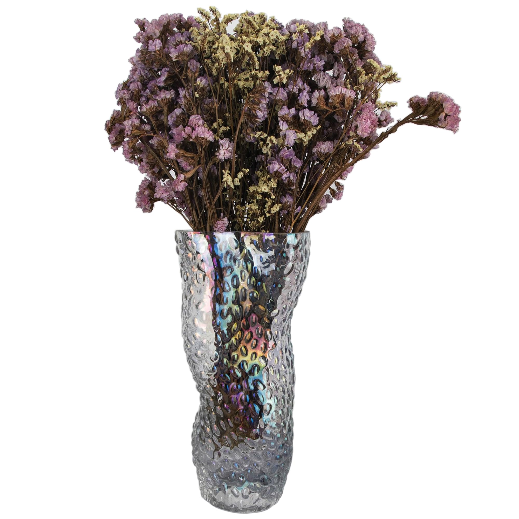 9" Stylish Twisted Crystal Glass Vase - Elegant Oyster Stone Design-image-a8e5cd29-f84f-4a41-8931-70c33ae3e9af-56374