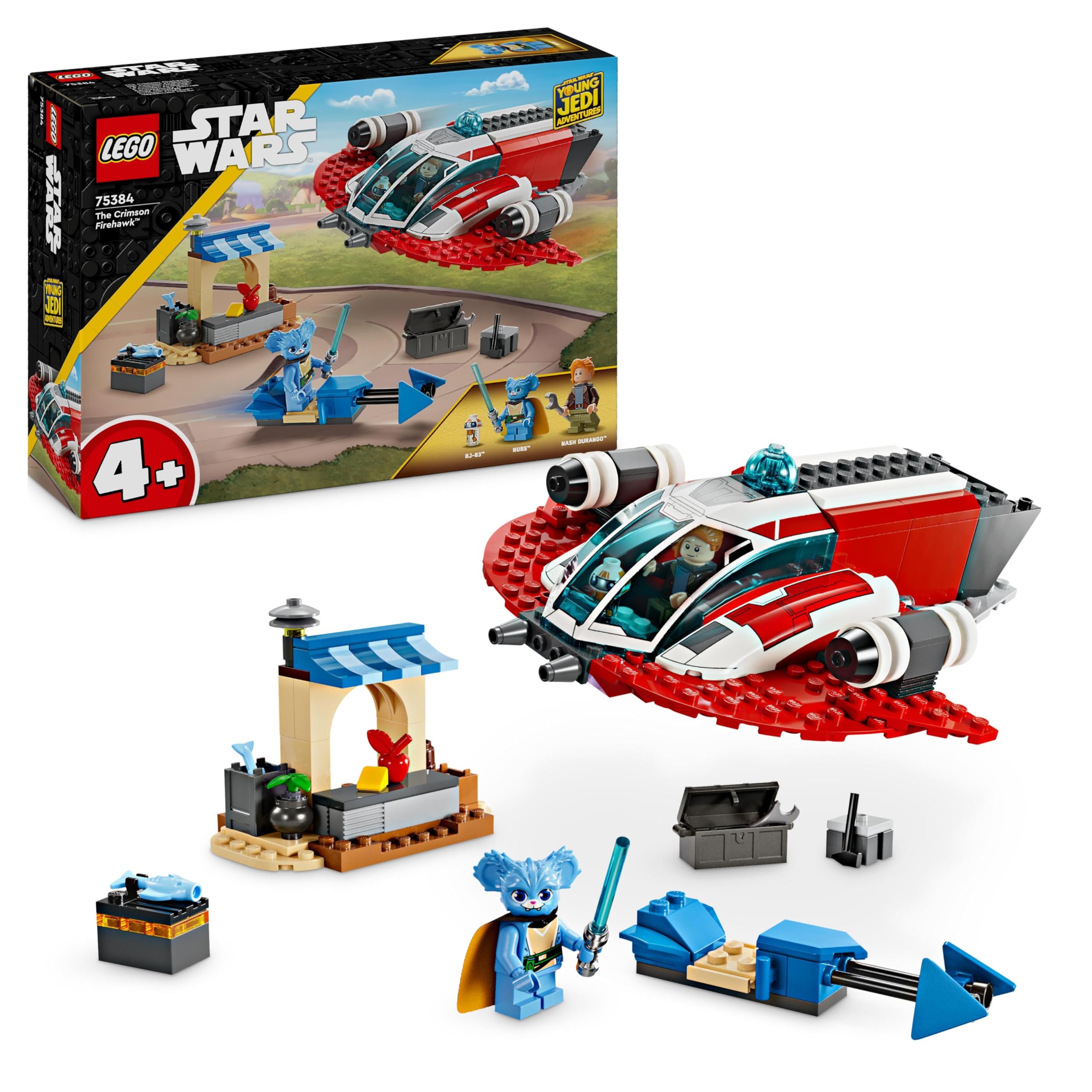 LEGO Star Wars Crimson Firehawk Toy Starship - Multicolour One Size-image-b5a11246-f587-4c84-877b-4f9a0dfb0f48-112381