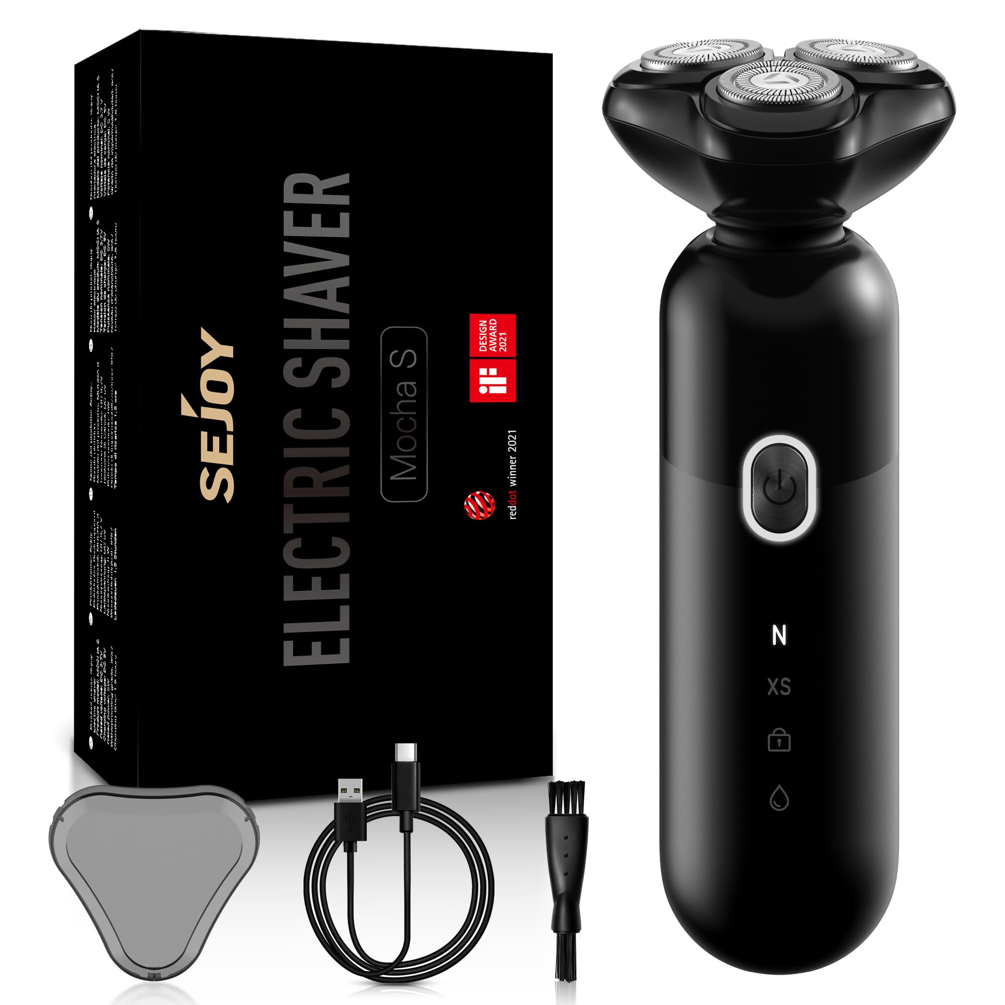 Men's 4D Cordless Electric Shaver - Black Mocha-S-image-b5e087c3-dfe9-479a-88f1-5136c1ab1ed1-117293
