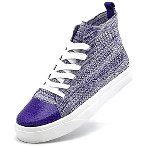 Women's High Top Trainers - Purple UK 7-image-c0a86ed7-5e3f-45fc-a846-d6ed3853c907-120271