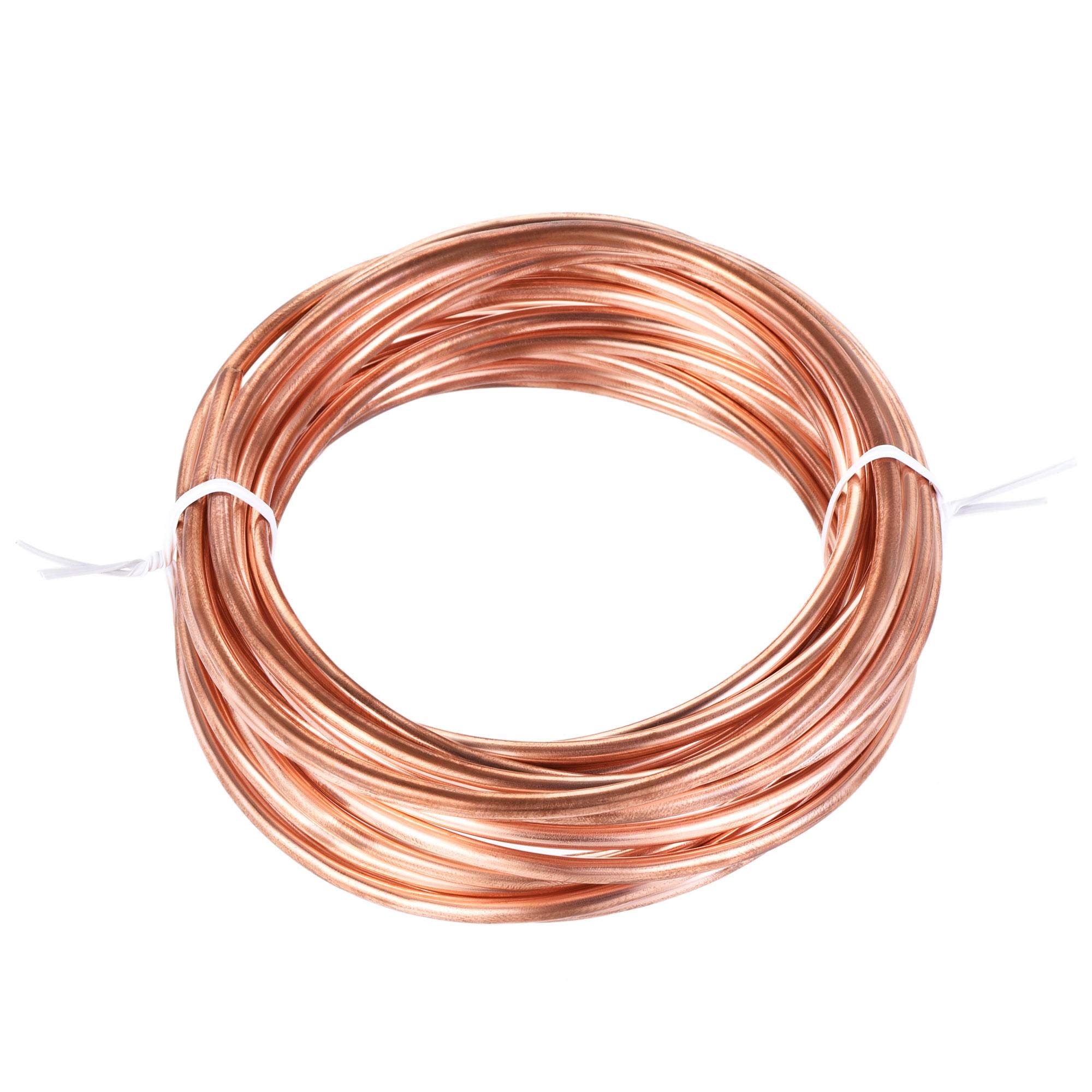 sourcing map Refrigeration Tubing OD ID Length 4mm x 3mm x 19.5Ft