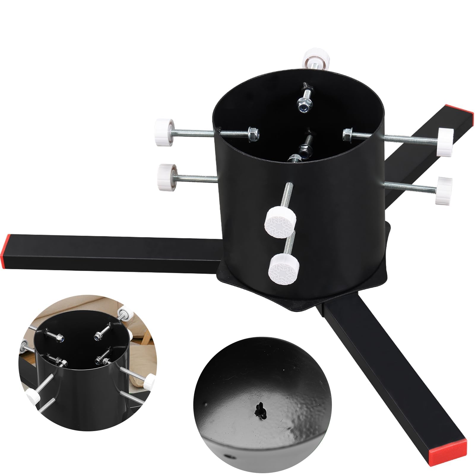 Christmas Tree Stand Metal Holder 7ft Trees - Black 180mm-image-92a31ef7-af0c-4a88-a81e-416b05caaefa-95969
