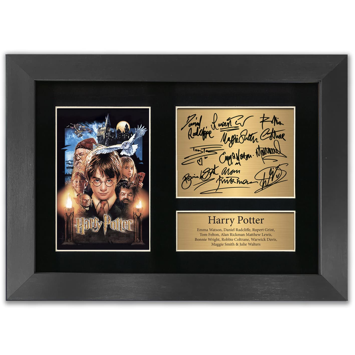 Harry Potter Framed Autograph Print - Black 34.5x26cm-image-a5b415c7-1a01-449c-96f9-1c5512a1d751-121887