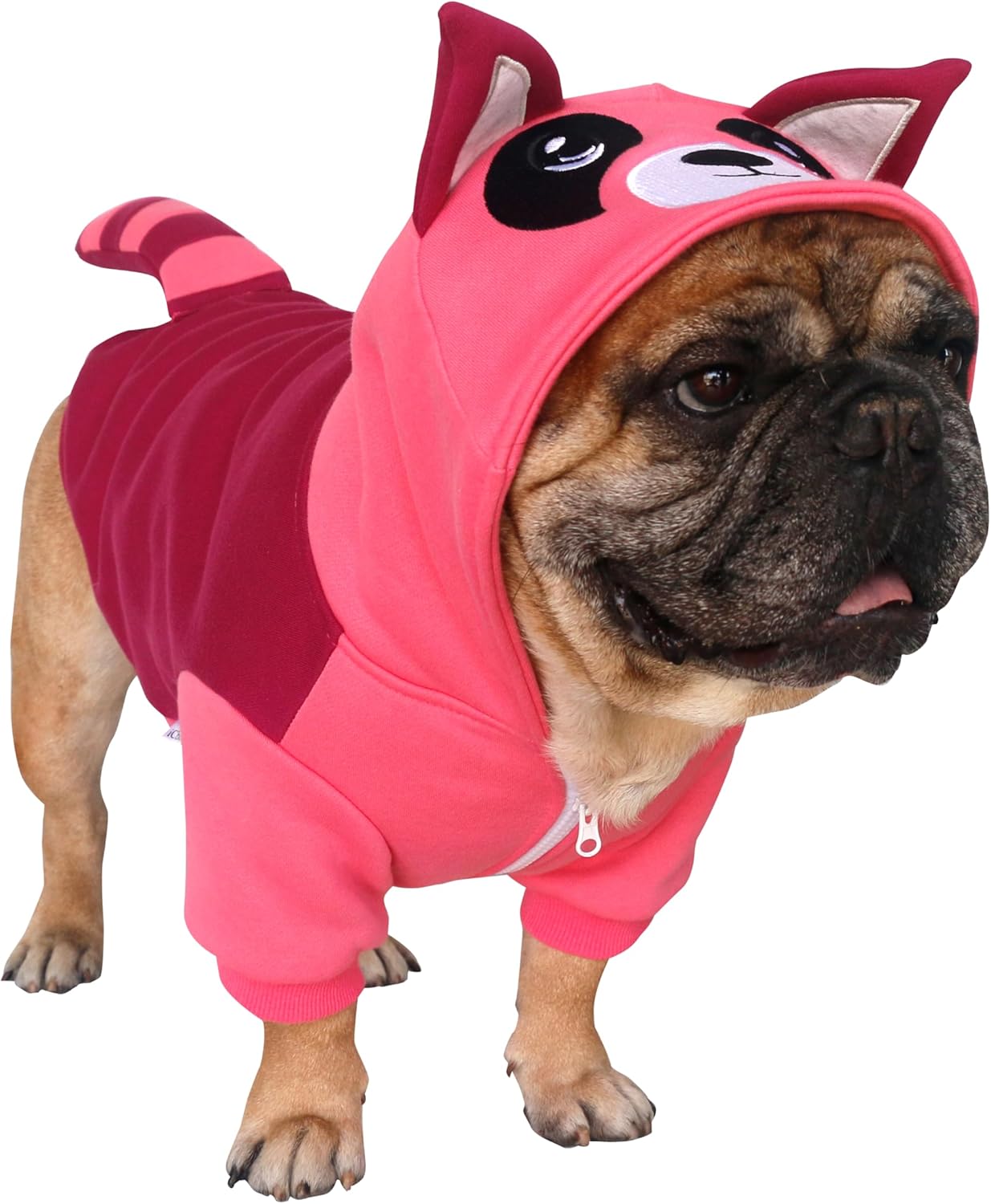 Dog Hoodie Raccoon Costume - Red Large Plus-image-b80dffc2-9350-4153-8ee3-765a5e60c9b4-122132