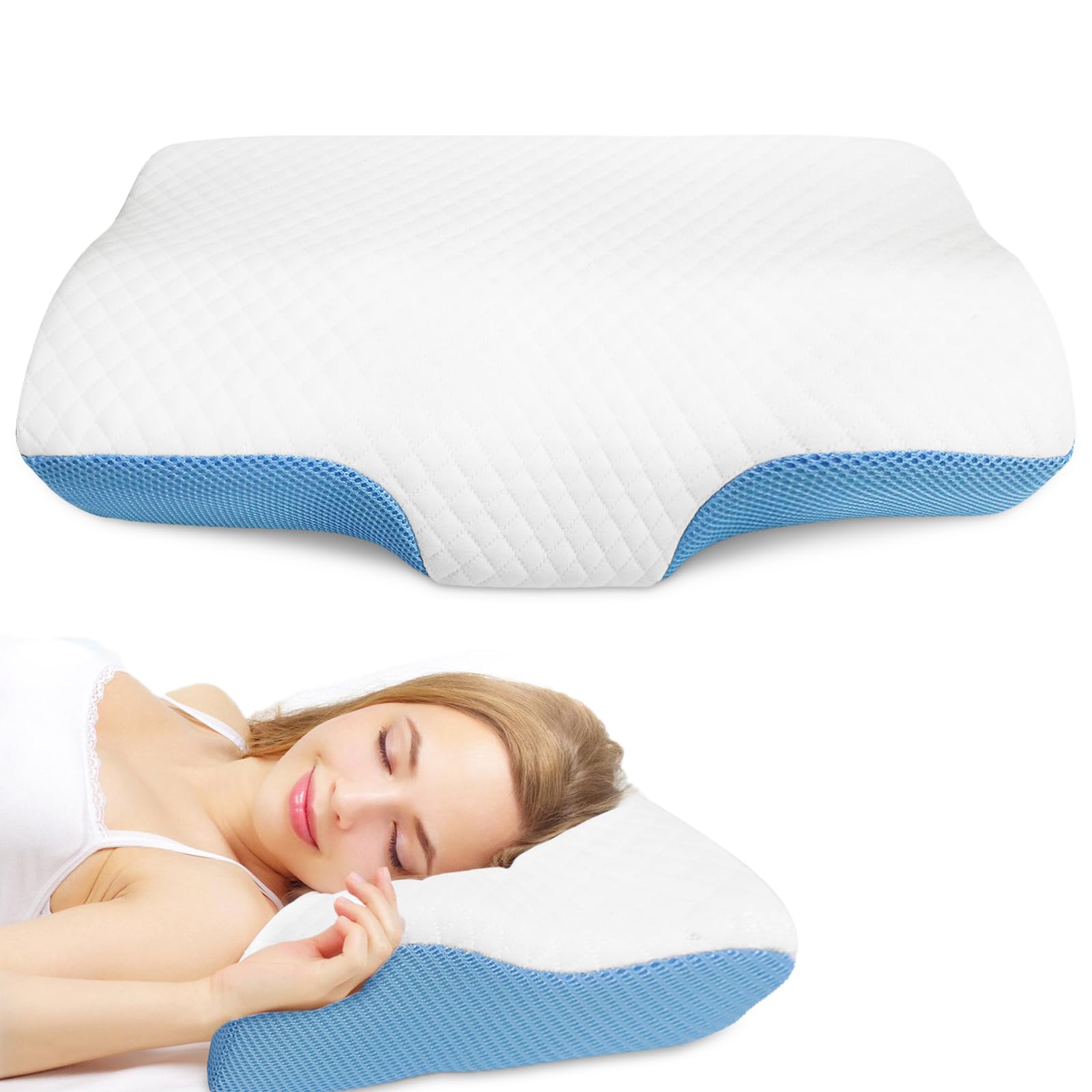 Ergonomic Memory Foam Neck Pillow - 30×50cm-image-02f37b6b-4816-4b33-9b00-8c8839cd543d-93672