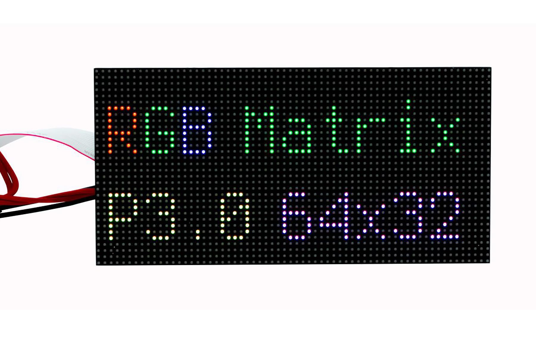 RGB LED Matrix Panel 64x32 Display - Black 64x32-image-1696cbf2-594e-400f-9453-299c46baaa7a-109834