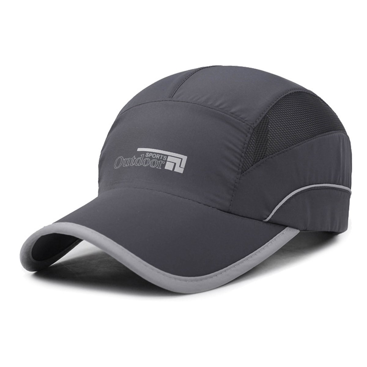 Deep Grey Mesh Running Hat - UV Protection, Quick-Drying, Breathable Cap for Men & Women-image-e4d89dc4-92d2-43a7-829f-0359a3e86fee-52904