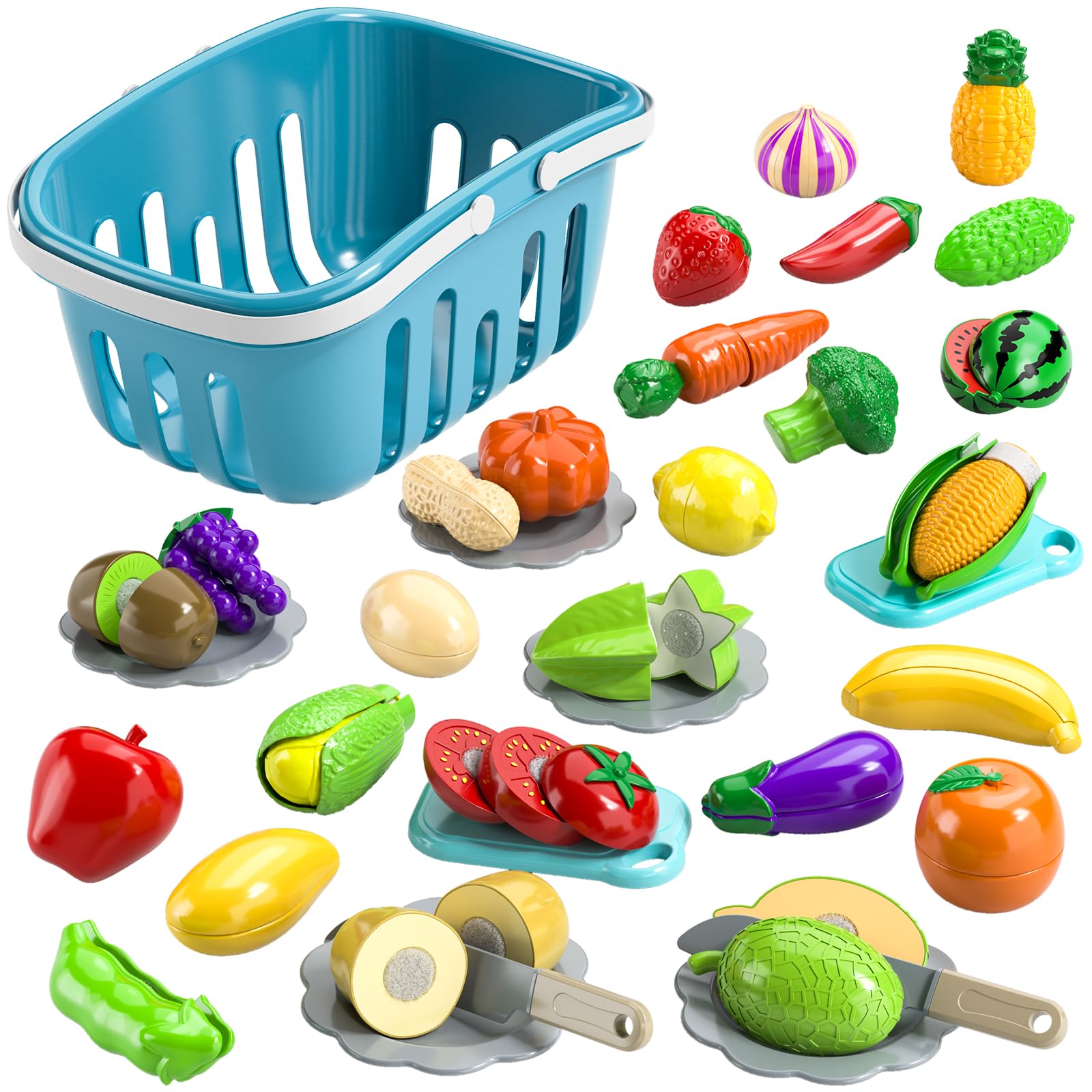 Kids Play Food Cutting Set - 70pcs-image-f0c628f6-9079-4464-9de3-0ad574f41e90-87305