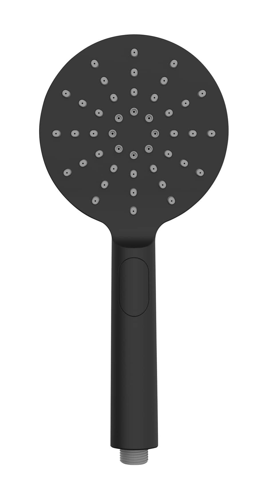 Black Design Shower Head with 3 Jets & Easy Push Button, Universal Fit, 12 cm, Elegant Black Finish-image-2da8ea83-e3bf-4692-b21c-94c22b1cd3b3-66524