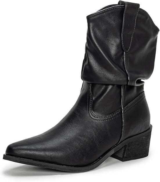 Women's Western Boots - Black UK 5.5-image-d9c3a356-6052-4981-8305-11438b5ec0cf-115610