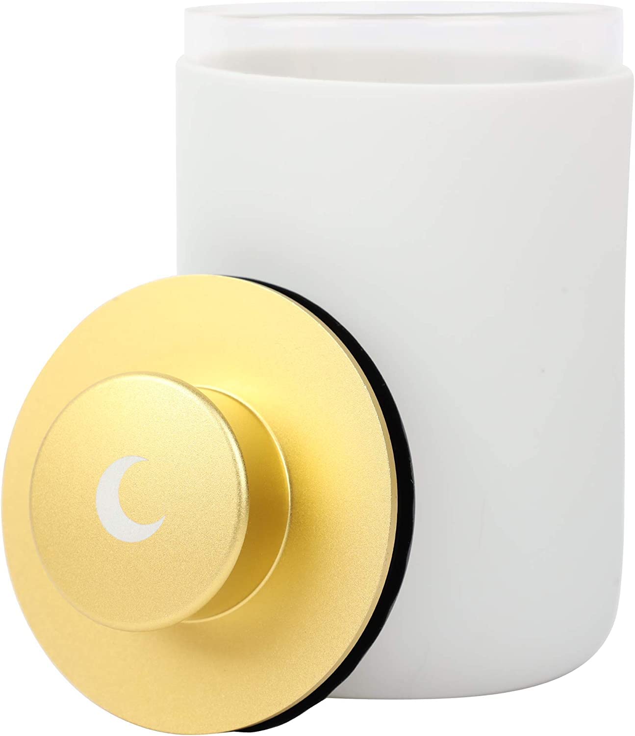 Brando Moon Storage Jar Pro with Airtight Cute Glass 4" 250ml (Gold)-image-0310b106-05e8-4940-9d51-aa21124a0449-56471