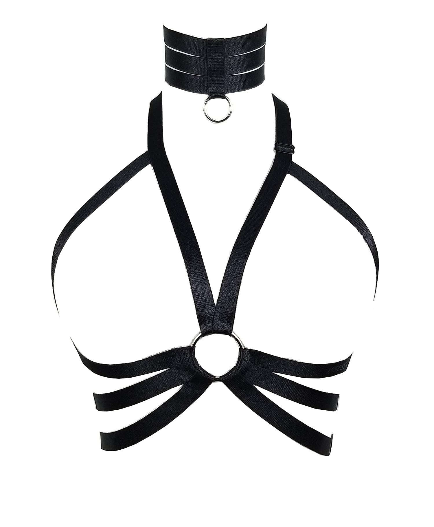 Women's Strappy Cage Bralette - Ssy137-k M-image-ffe9e591-a3c5-4089-b4a1-cb99c8eda3a0-111453