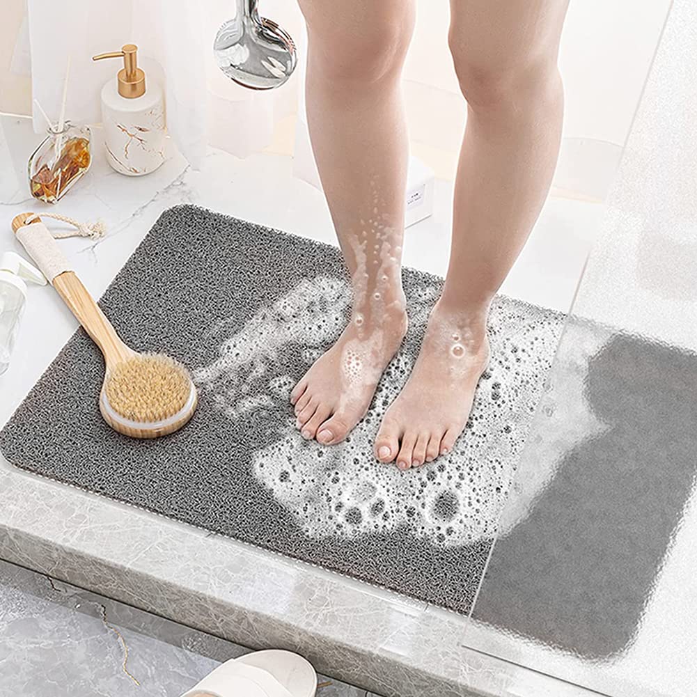 Loofah Shower Mat Non-Slip - Grey 40x100cm-image-ebbfc7fb-dfad-496f-8d14-5575cb868edc-121410