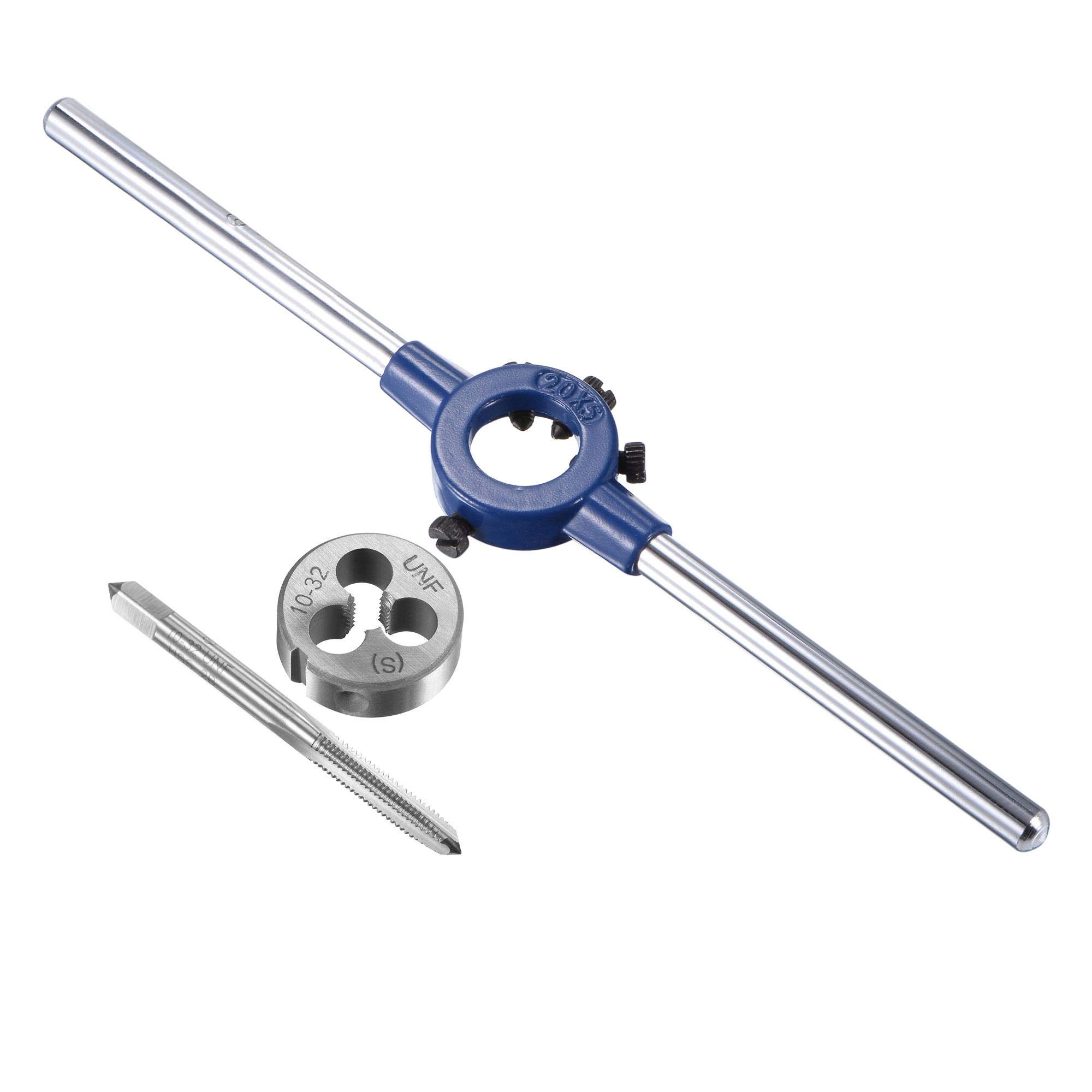 sourcing map UNF Tap and Die Set with Round Die Stock 10-32 20mm-image-c480c1d3-8764-4a48-959a-ccd476ec31cf-62028